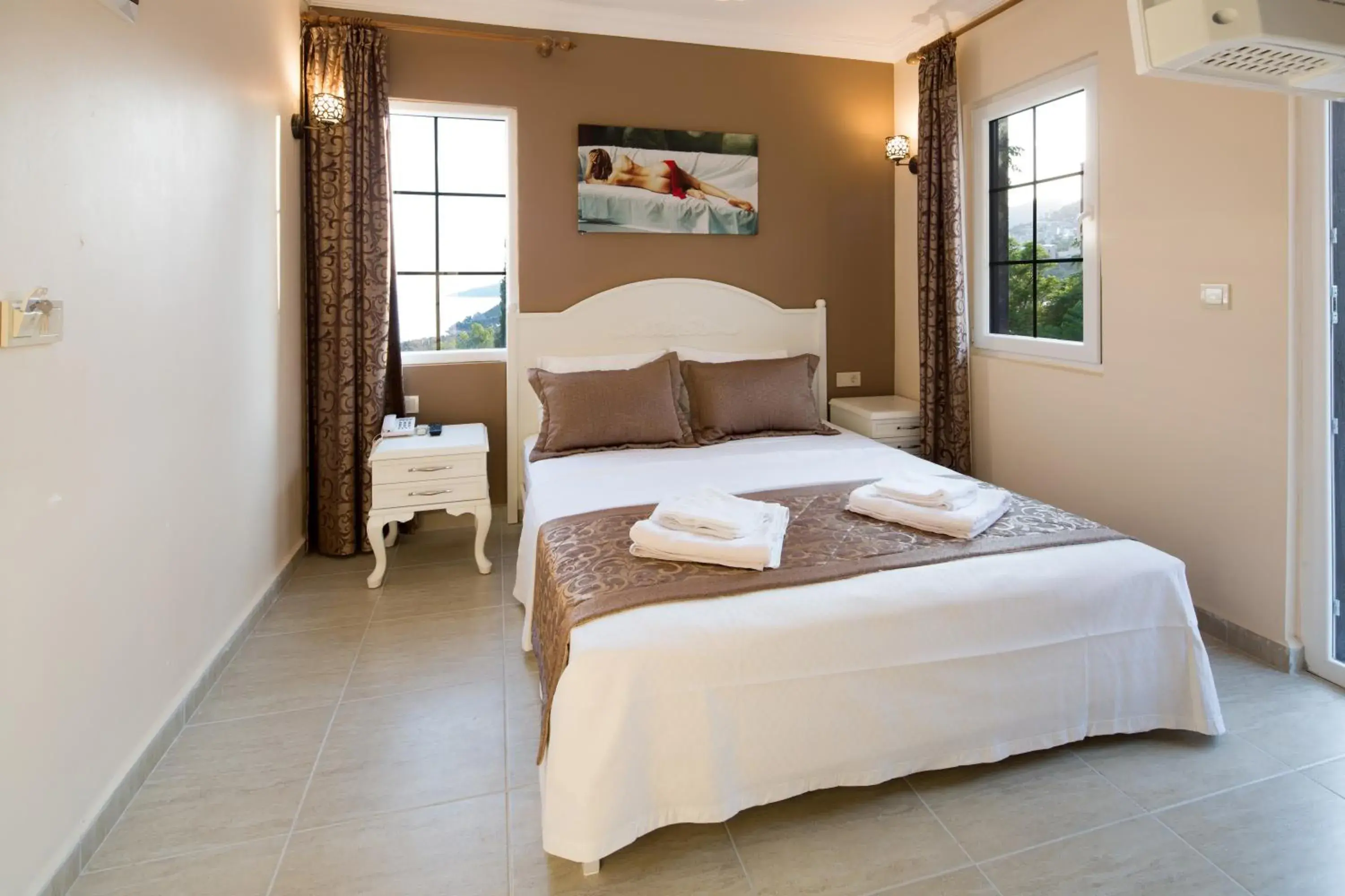 Classic Double Room with Sea View in Enda Boutique Hotel Kalkan