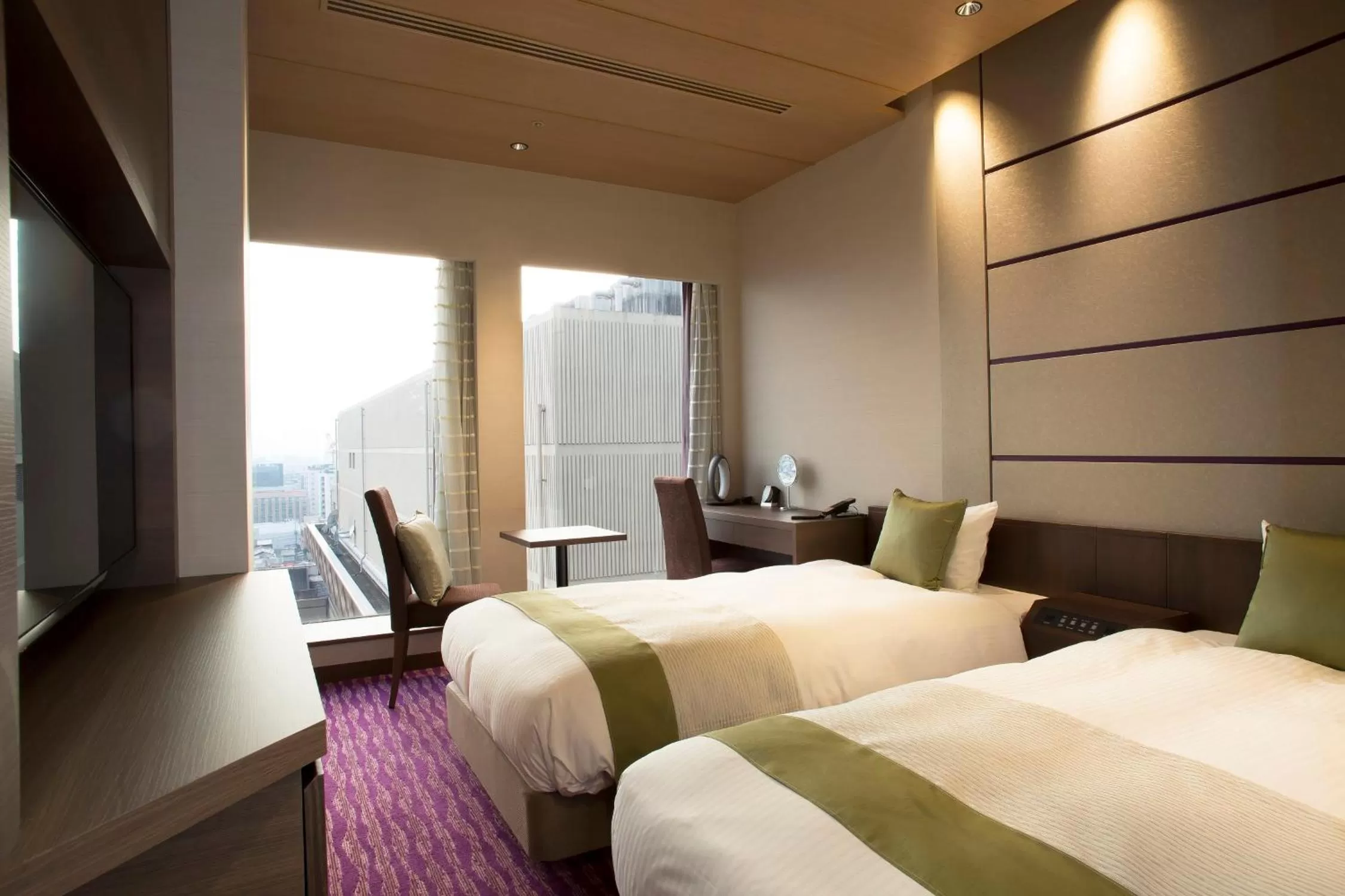 Bed in Hotel Keihan Kyoto Grande