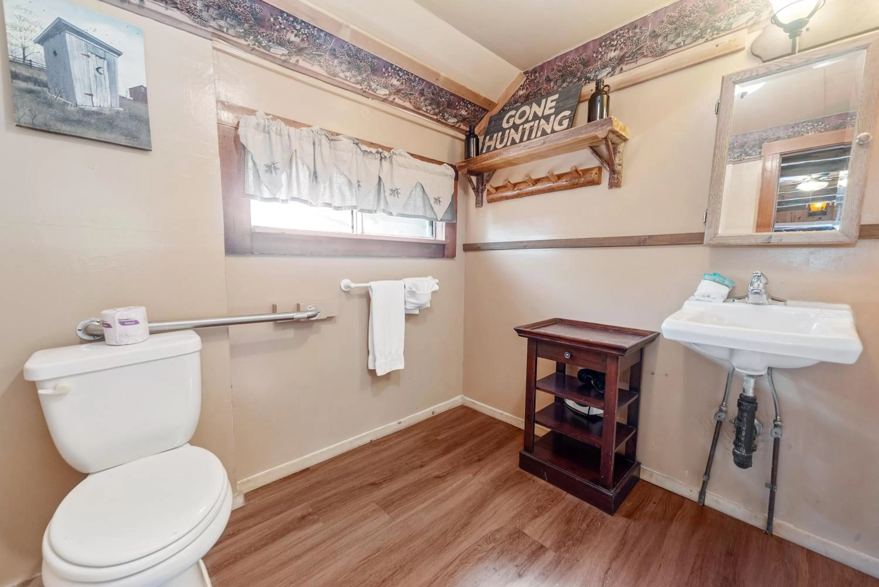 Bathroom in Black Forest Lodge