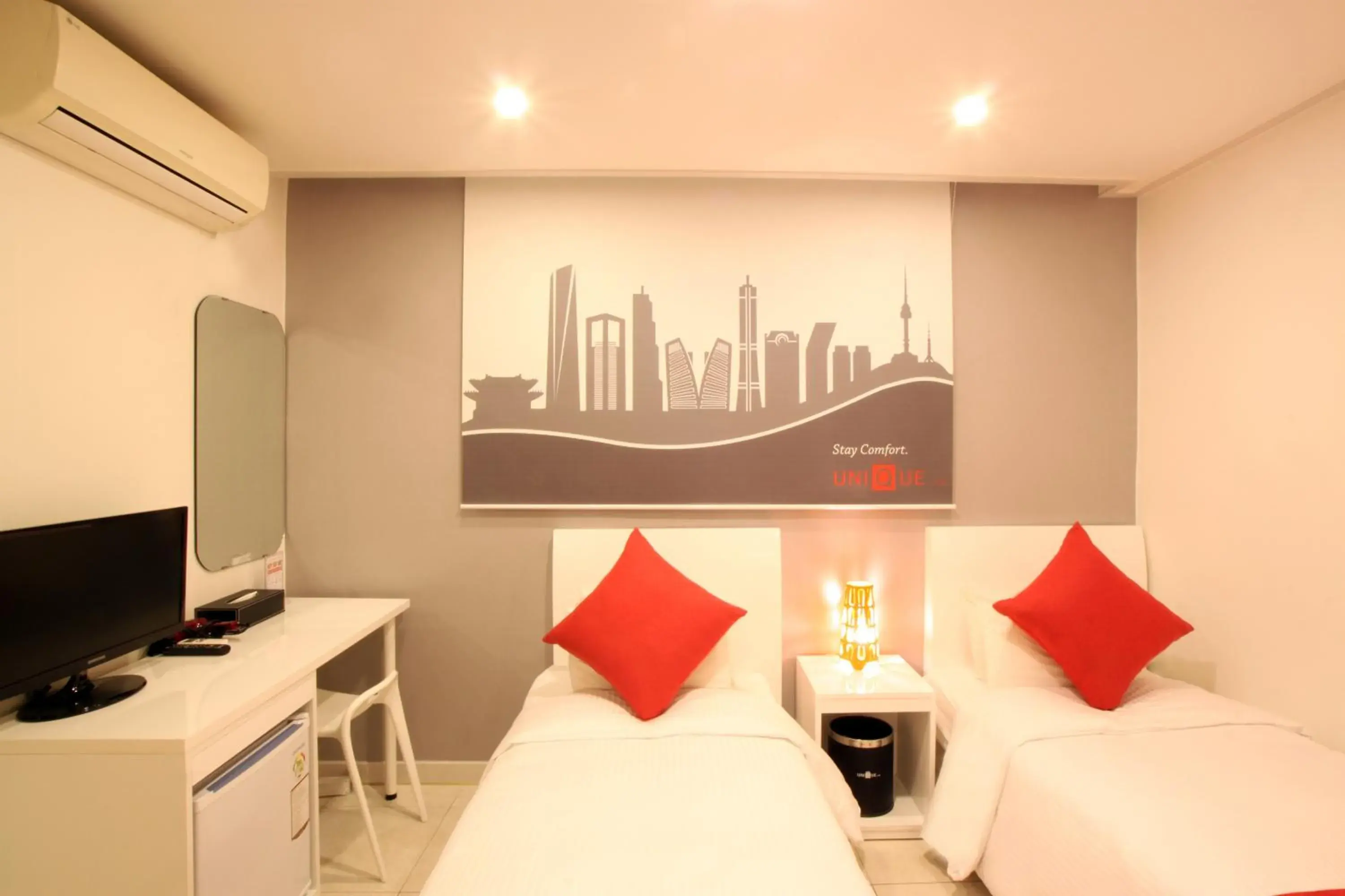 Bed in Jn Park Hotel Dongdaemun Bed in Jn Park Hotel Dongdaemun