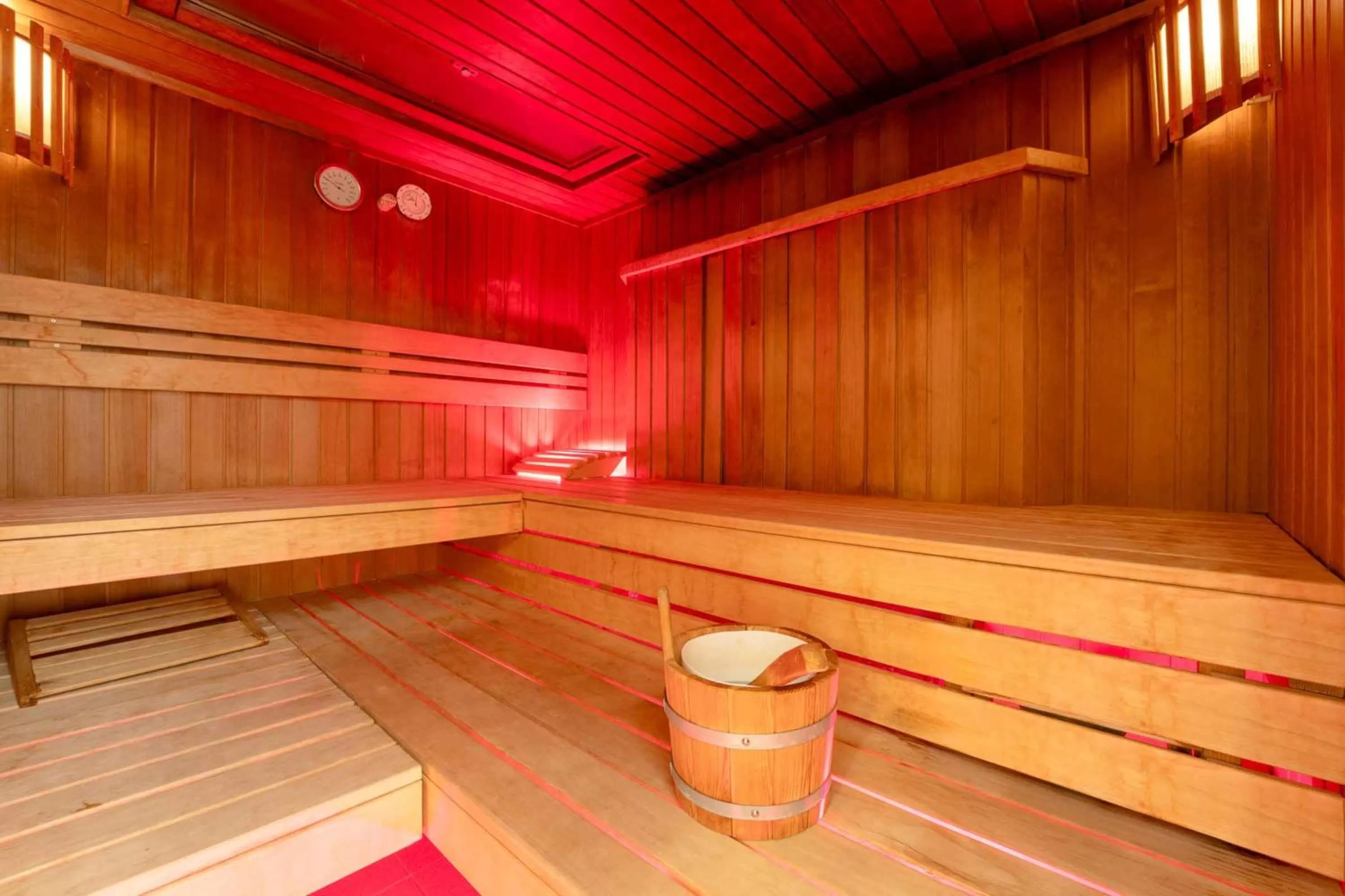 Sauna in PLAZA Premium Wien