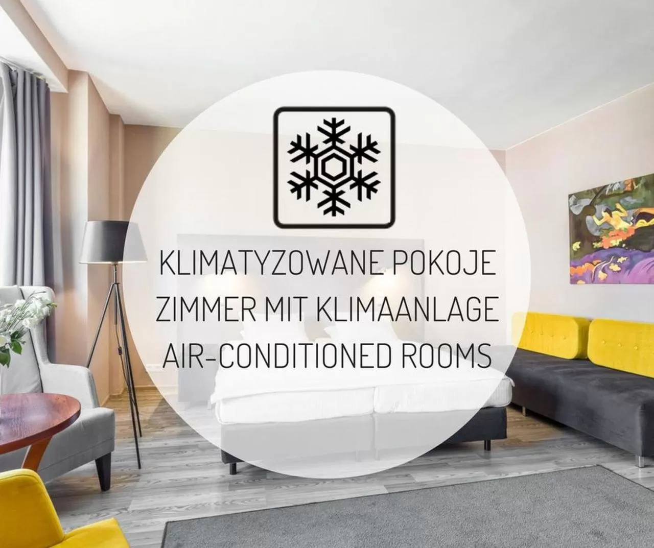 Bed in Hotel Kaliski