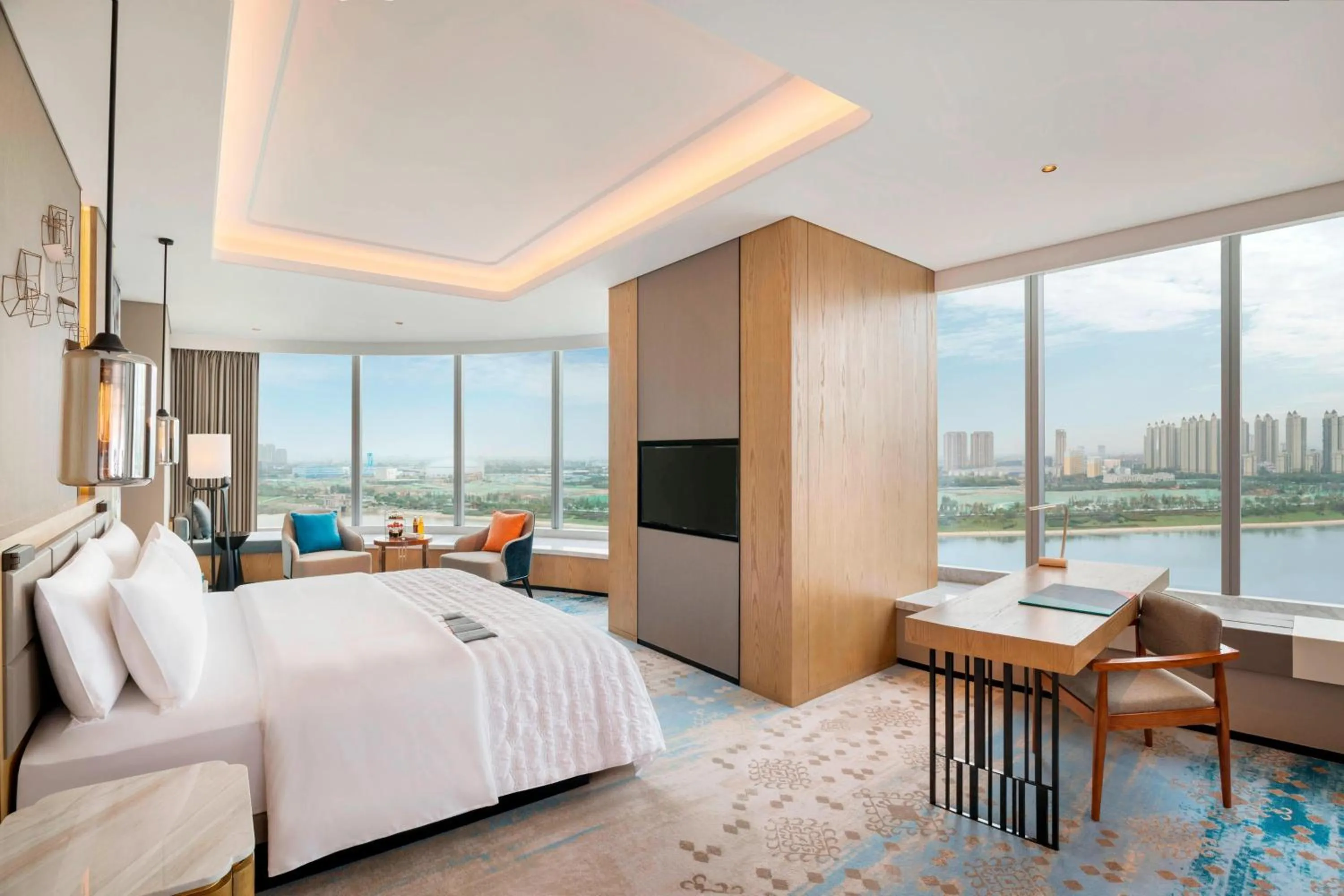 Photo of the whole room, Bed in Le Meridien Xi'an Chanba