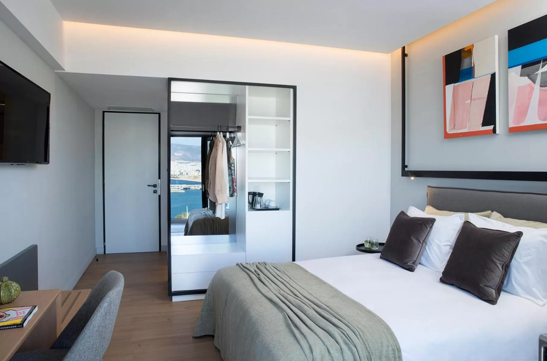 Photo of the whole room, Bed in The Alex Monte Kastella, Santikos Collection