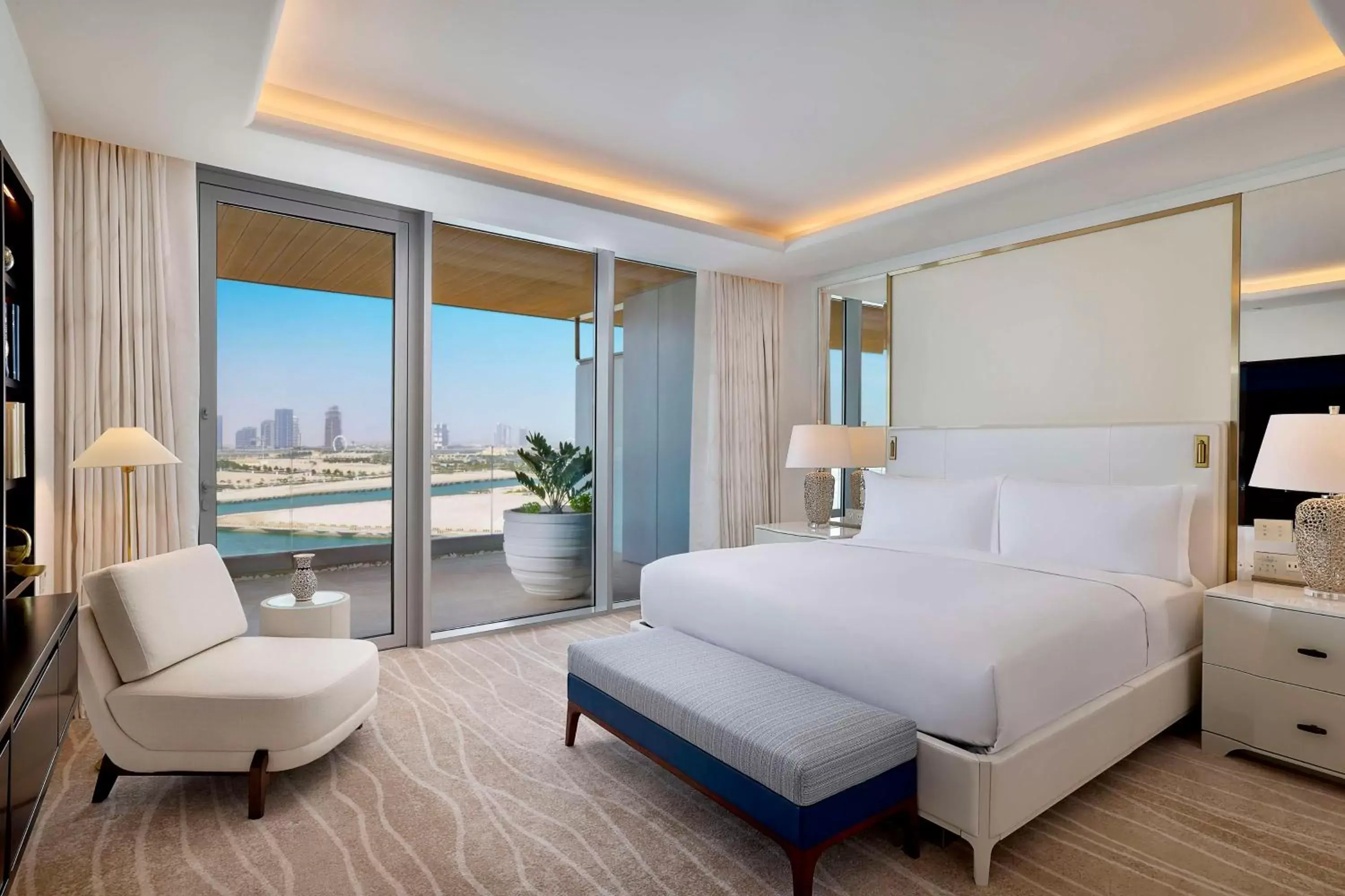 Bed in Waldorf Astoria Lusail, Doha