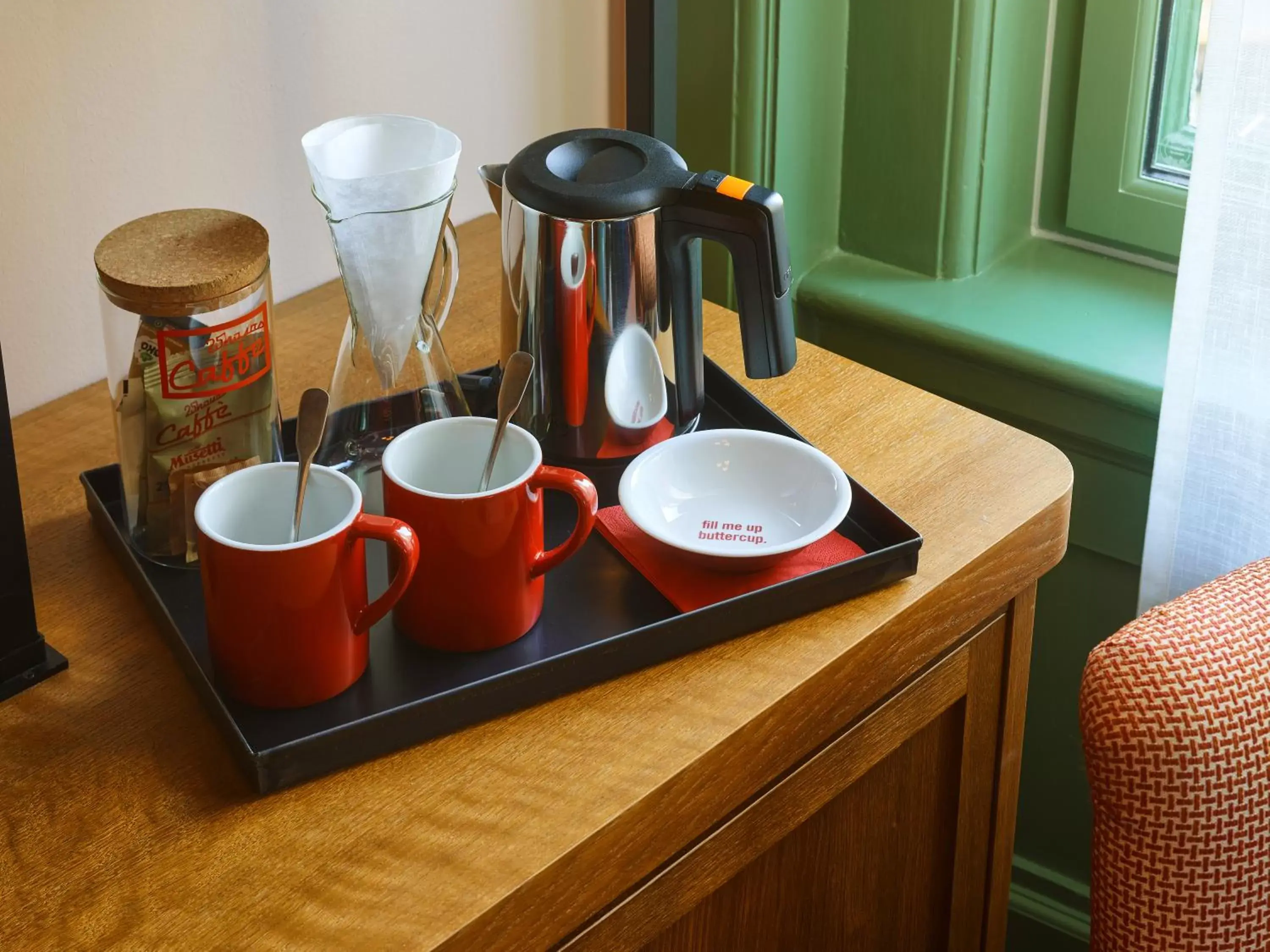 Coffee/tea facilities in 25hours Hotel Indre By