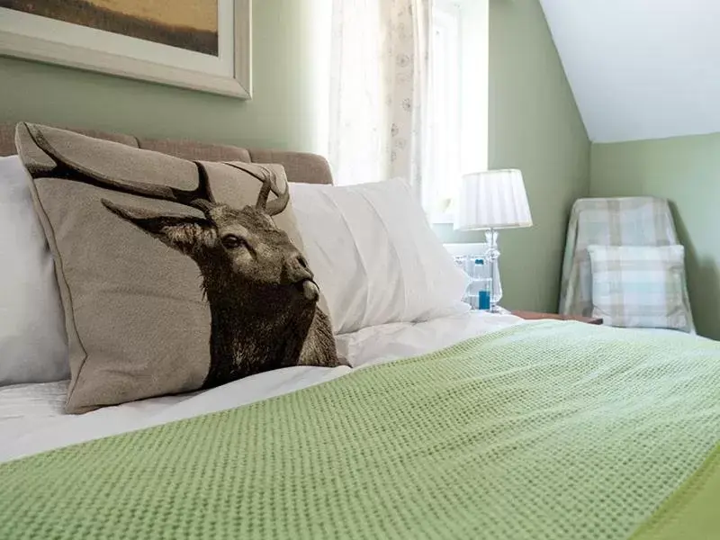 Bed in The Stag's Head Inn