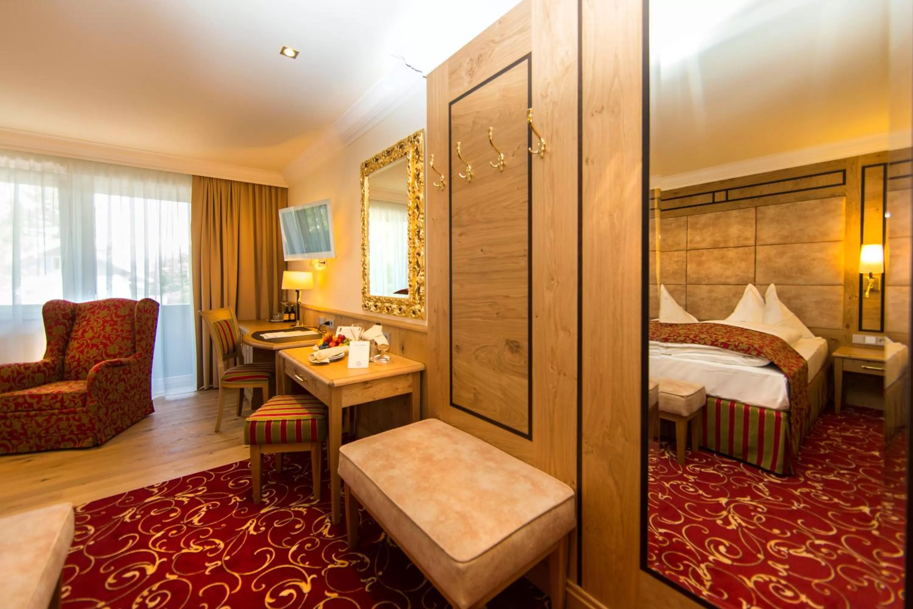 Photo of the whole room, Bed in Hotel Hubertushof