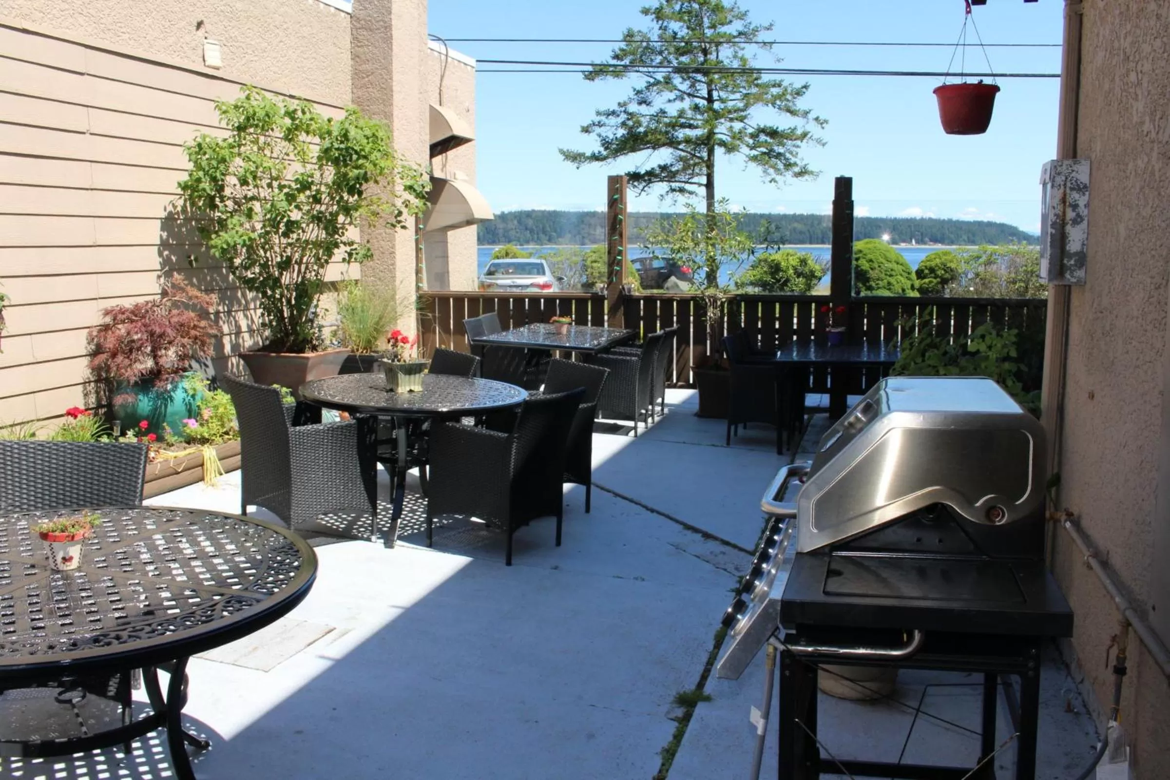 Patio in Ramada by Wyndham Campbell River