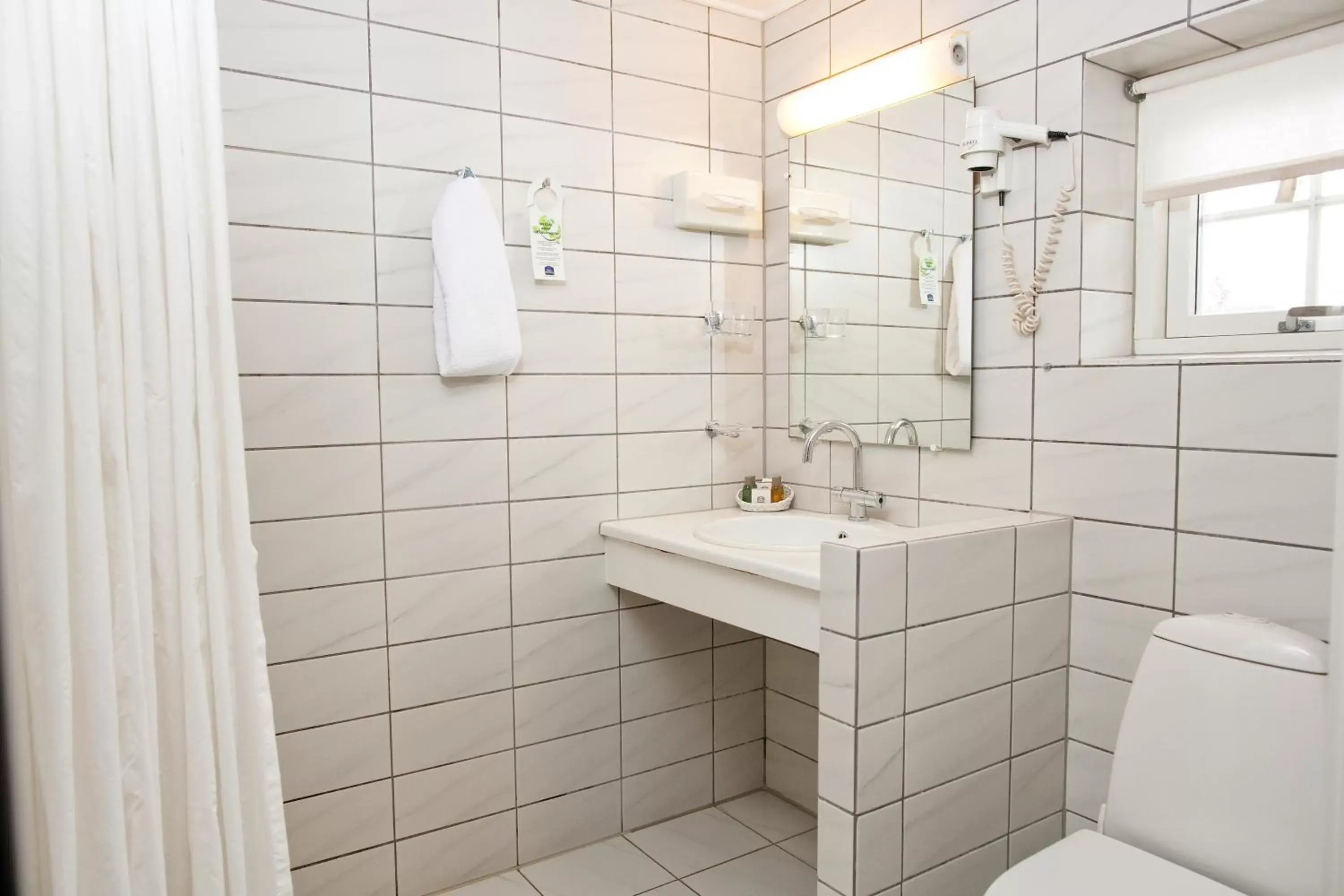 Bathroom in Hotel Knudsens Gaard