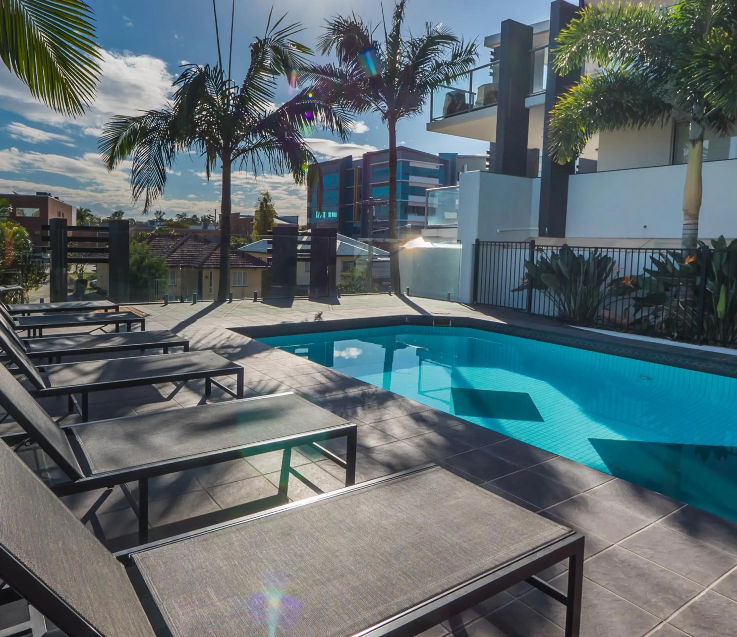 Day, Swimming Pool in The Chermside Apartments