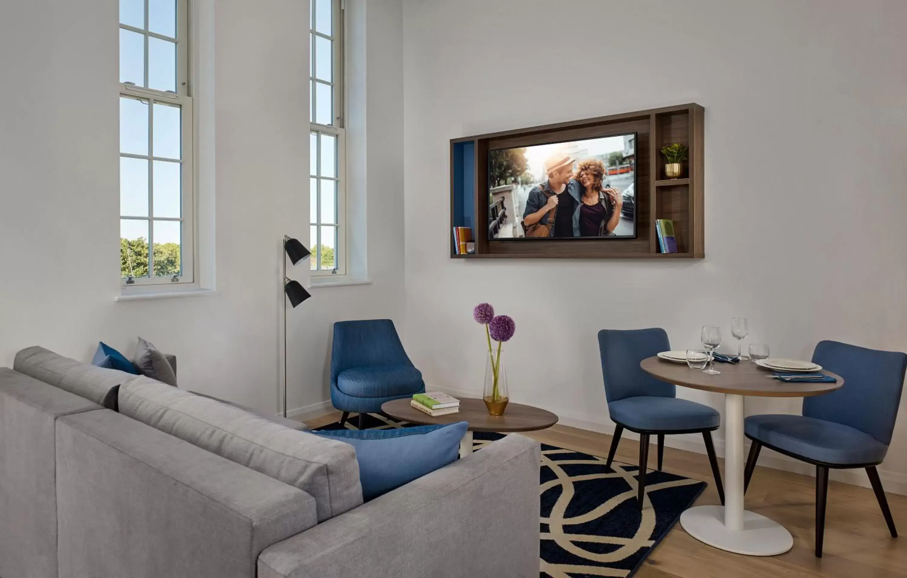 Living room in Citadines Islington London