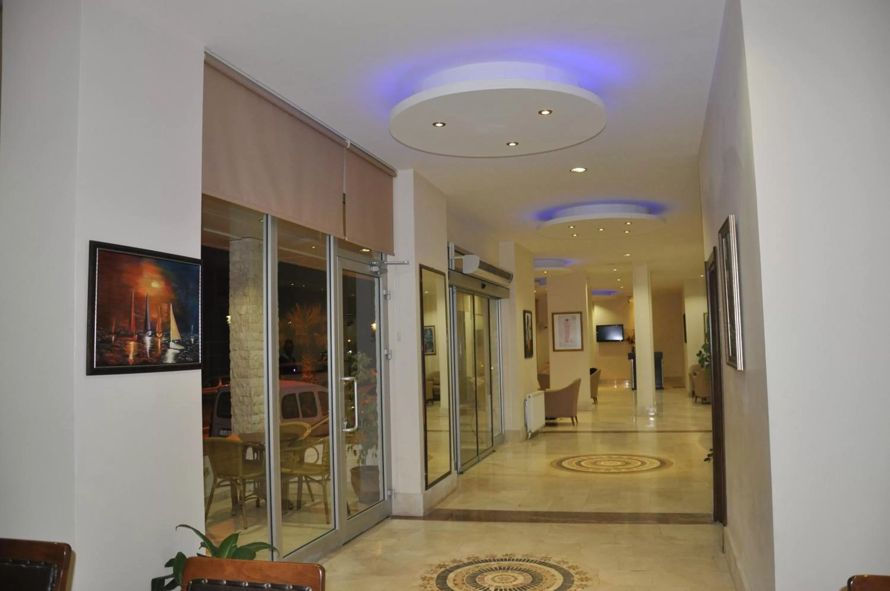 Lobby or reception in Perla Hotel