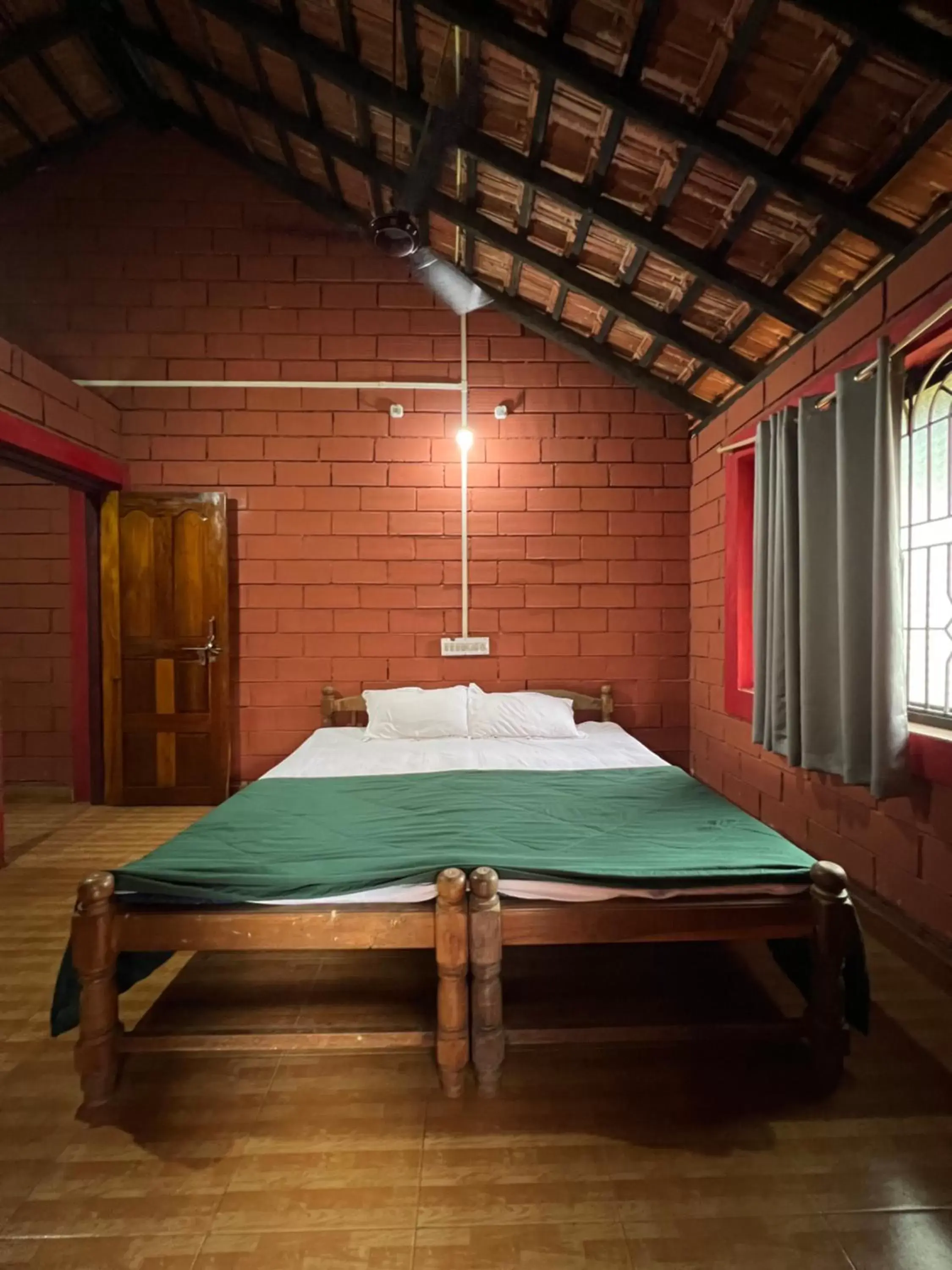 Bed in MID BEACH STAY Gokarna Bed in MID BEACH STAY Gokarna