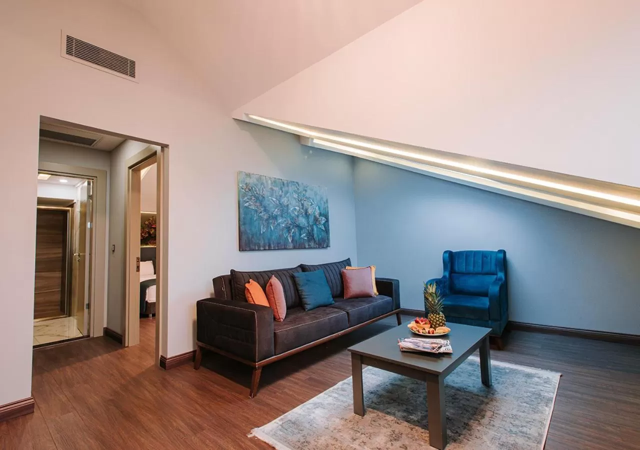 Living room in Peerless Villas Hotel