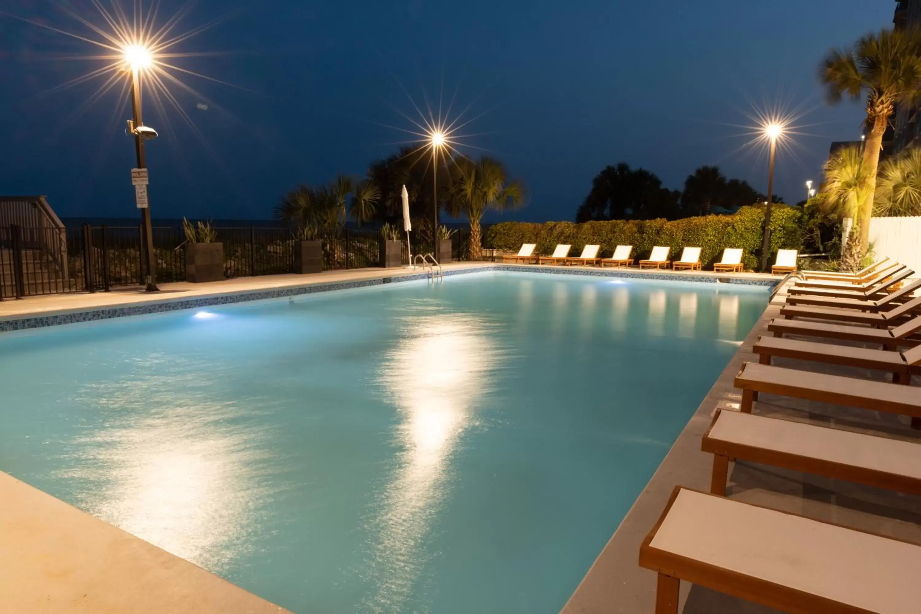 Night, Swimming Pool in Grande Beach