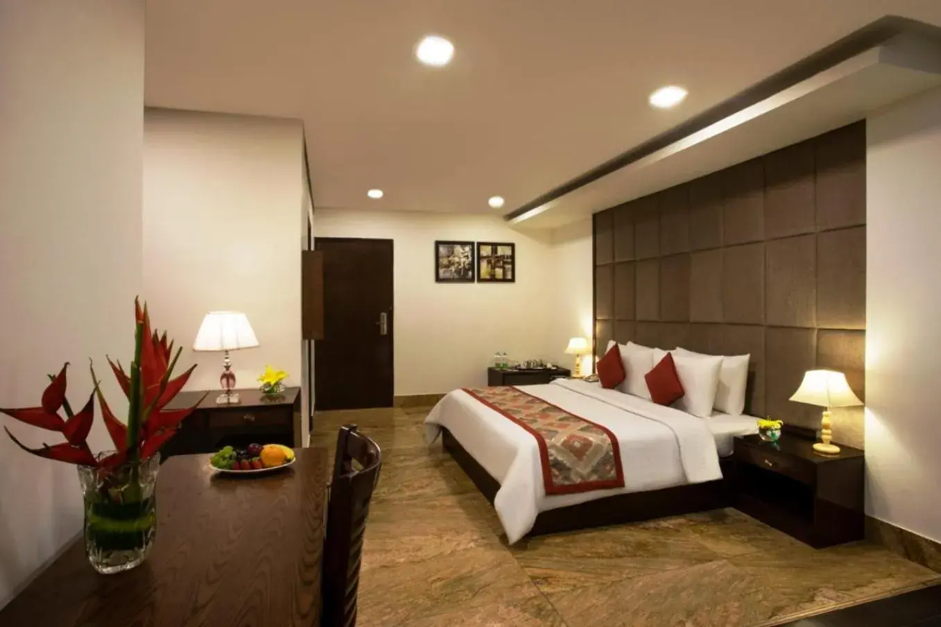 Photo of the whole room, Bed in Taurus Sarovar Portico Photo of the whole room, Bed in Taurus Sarovar Portico