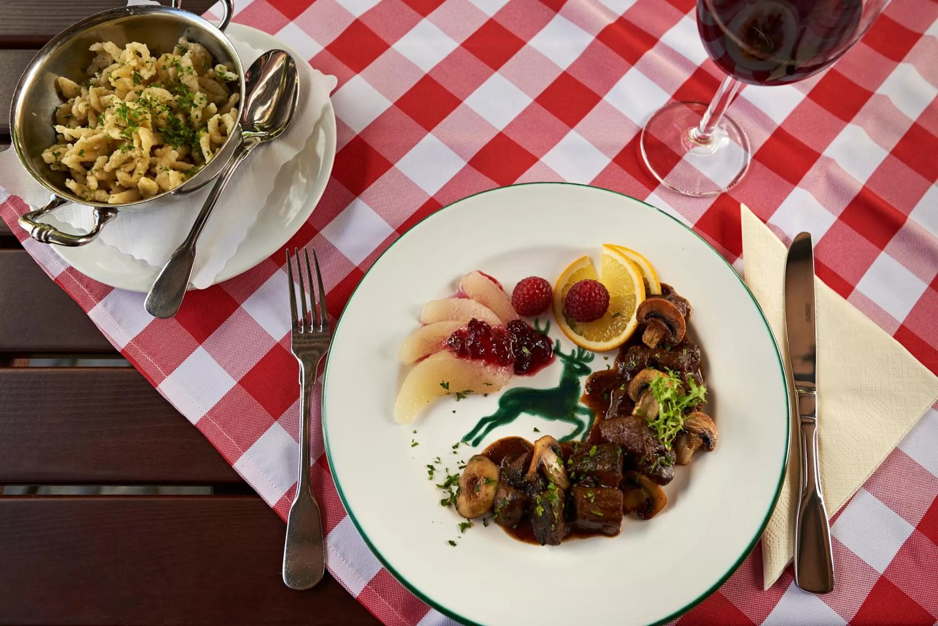 Food close-up in Domschänke Eslohe Brauereigasthof