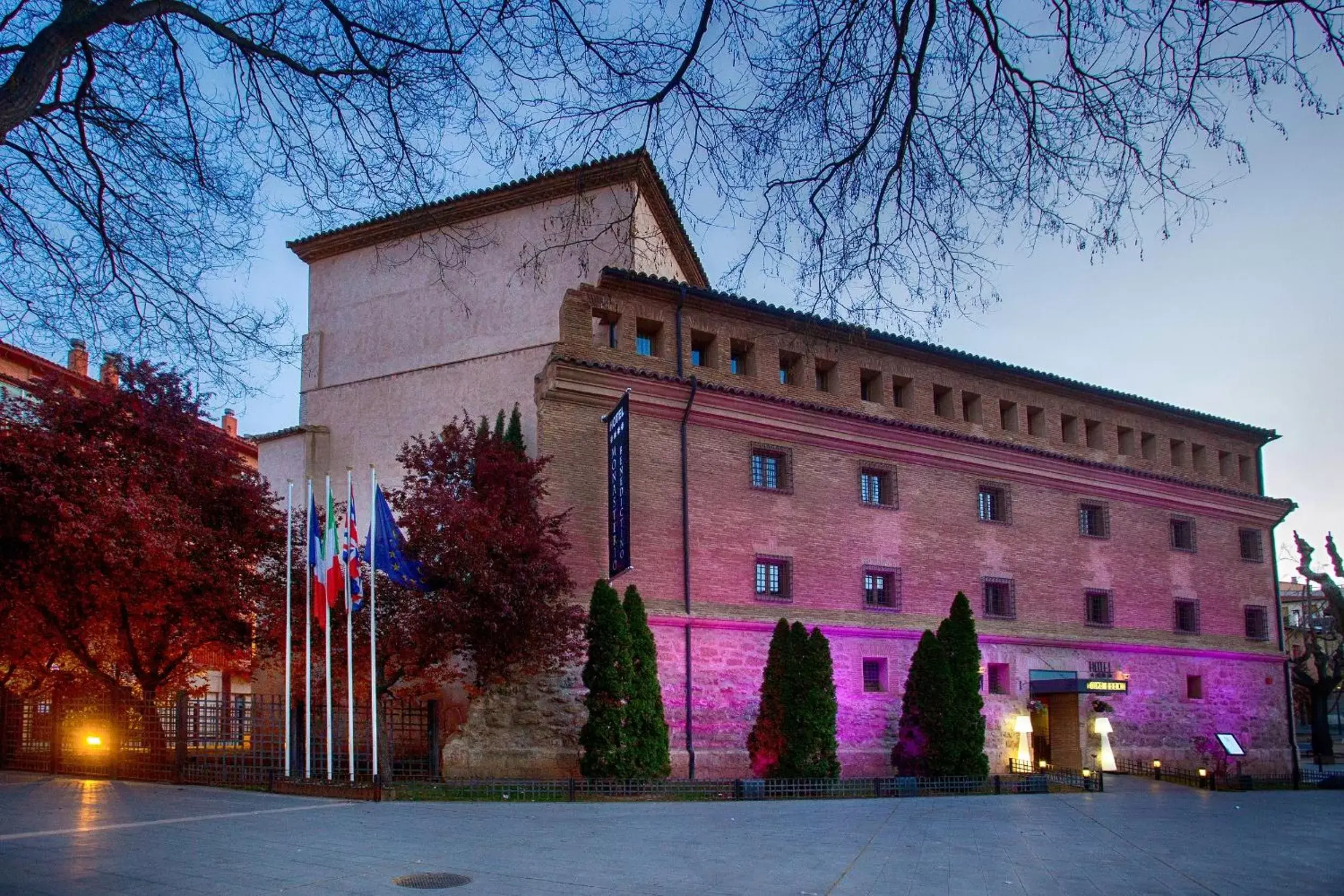 Facade/entrance in Hotel Monasterio Benedictino