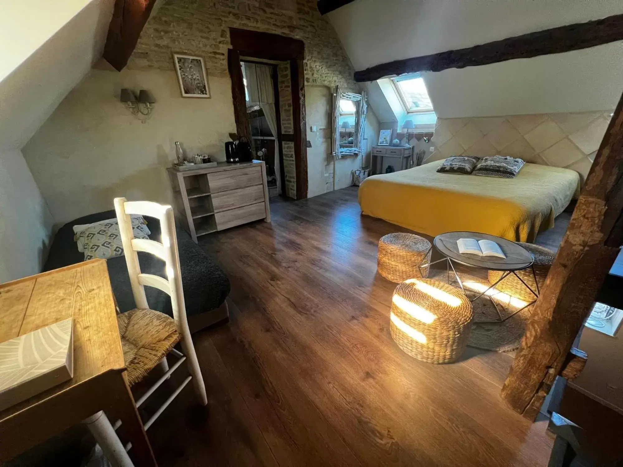 Bedroom in Le mas Normand