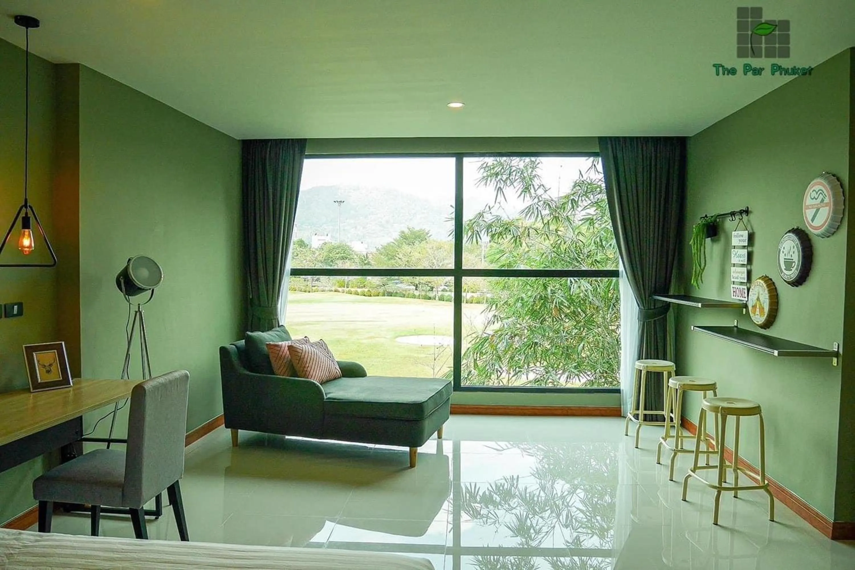 Seating area in The Par Phuket SHA Plus