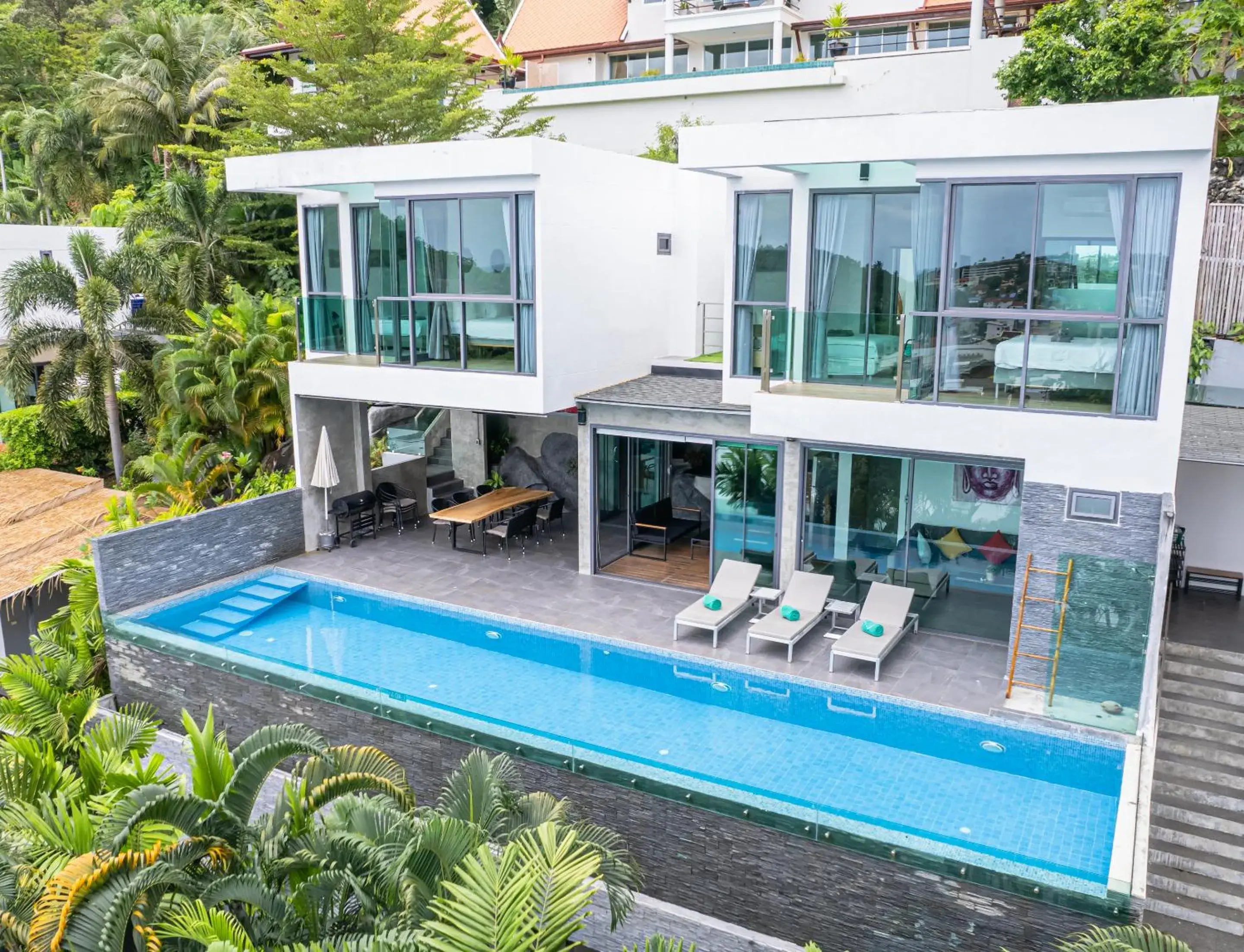 Swimming pool in Baan Saint-Tropez Seaview Villas Kata Beach Swimming pool in Baan Saint-Tropez Seaview Villas Kata Beach