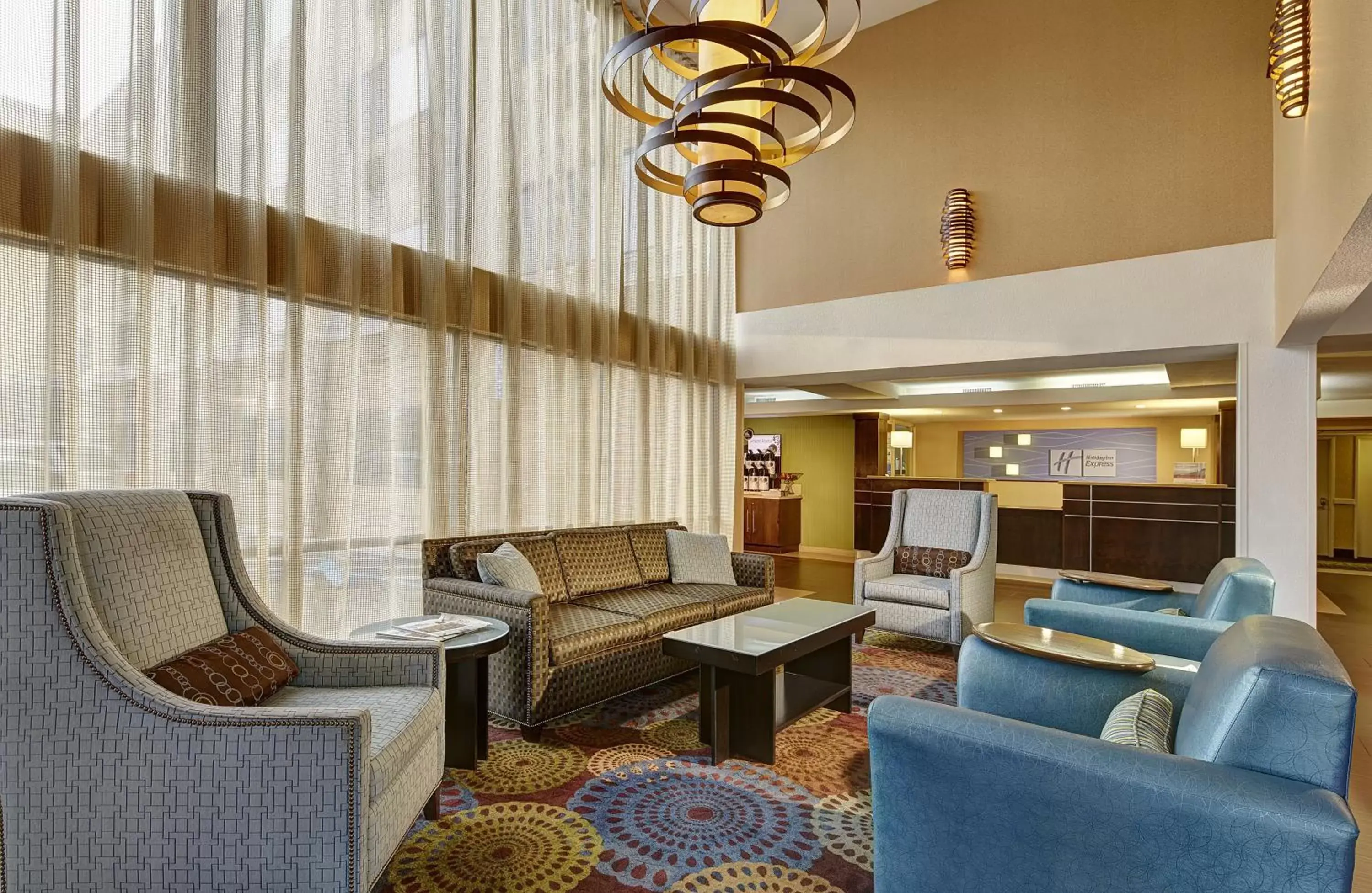 Property building, Seating Area in Holiday Inn Express San Diego South - National City, an IHG Hotel