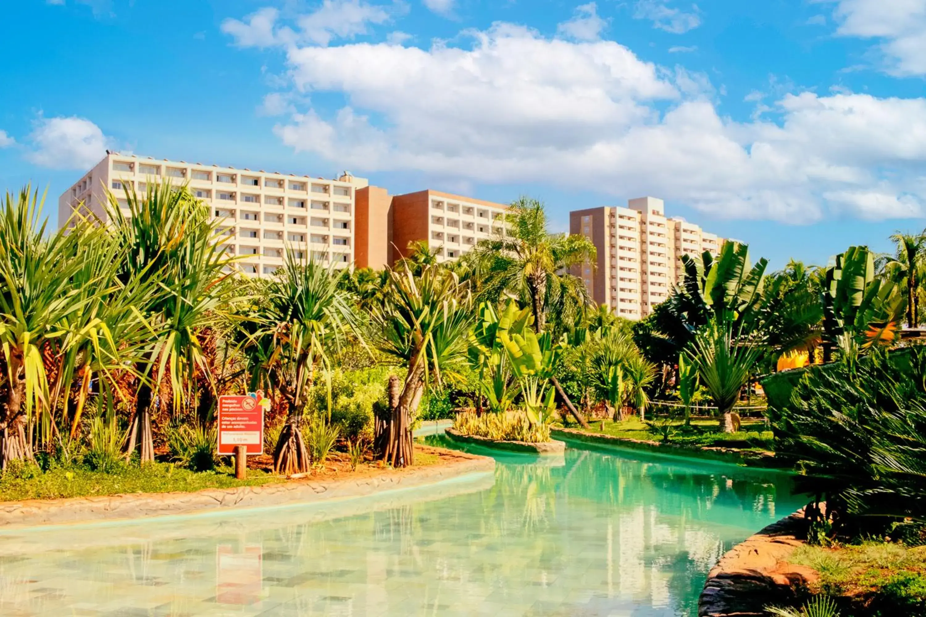 Aqua park, Swimming Pool in Hot Beach Resort