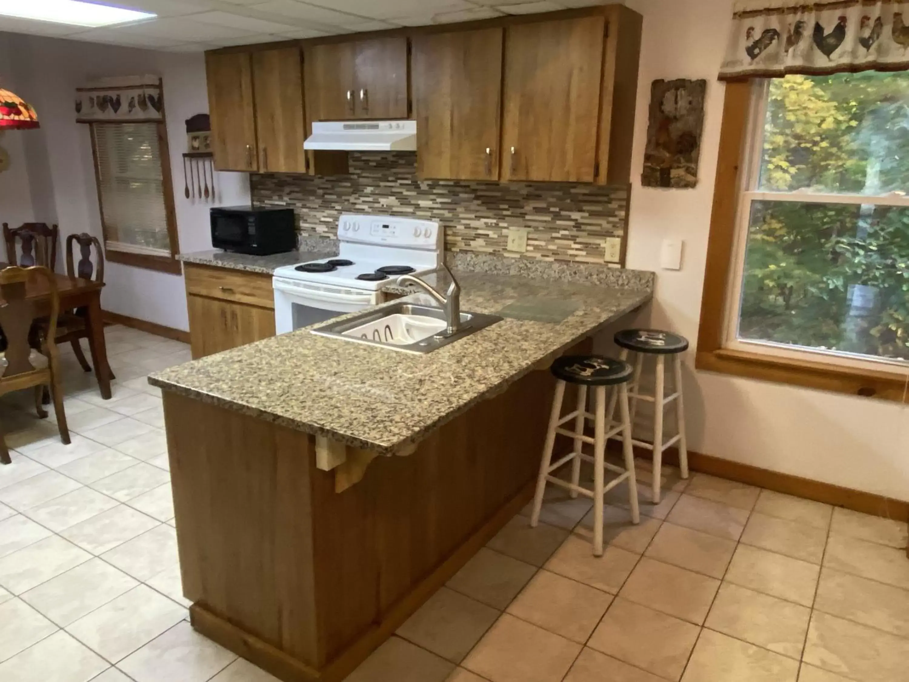 kitchen, Kitchen/Kitchenette in Hill View Motel and Cottages