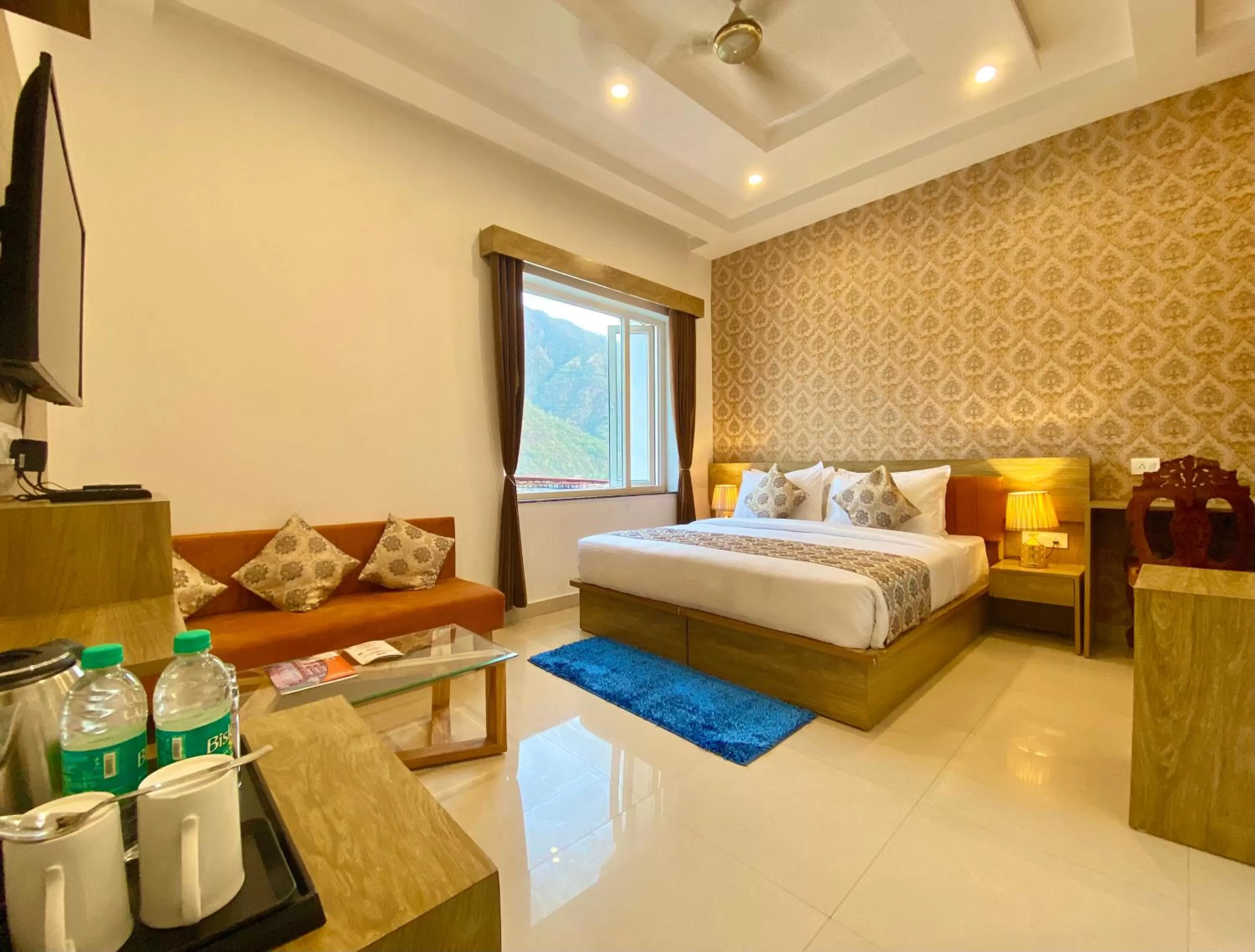 Bed in Arogyadham Wellness Retreat