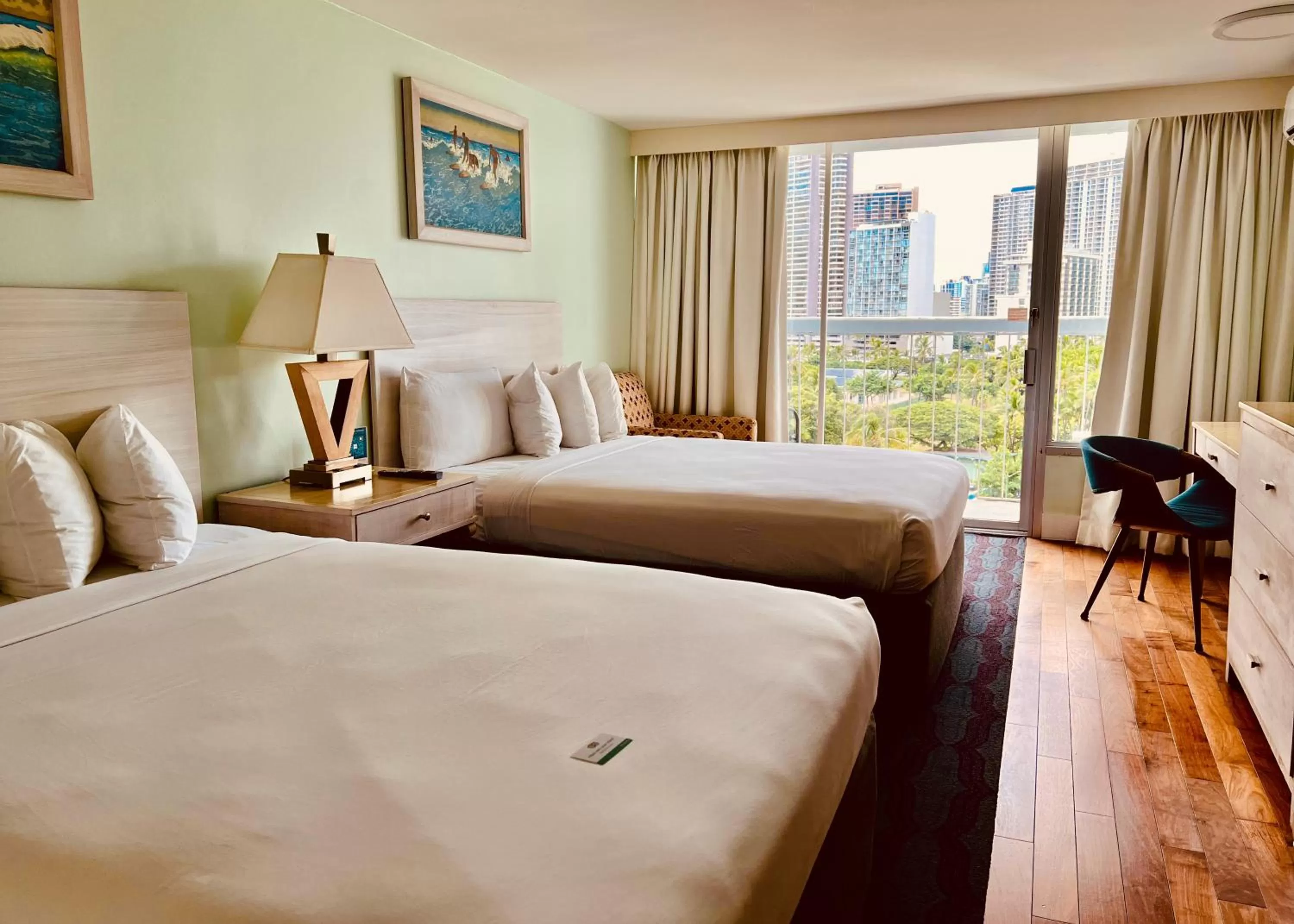 Bed in Hotel La Croix