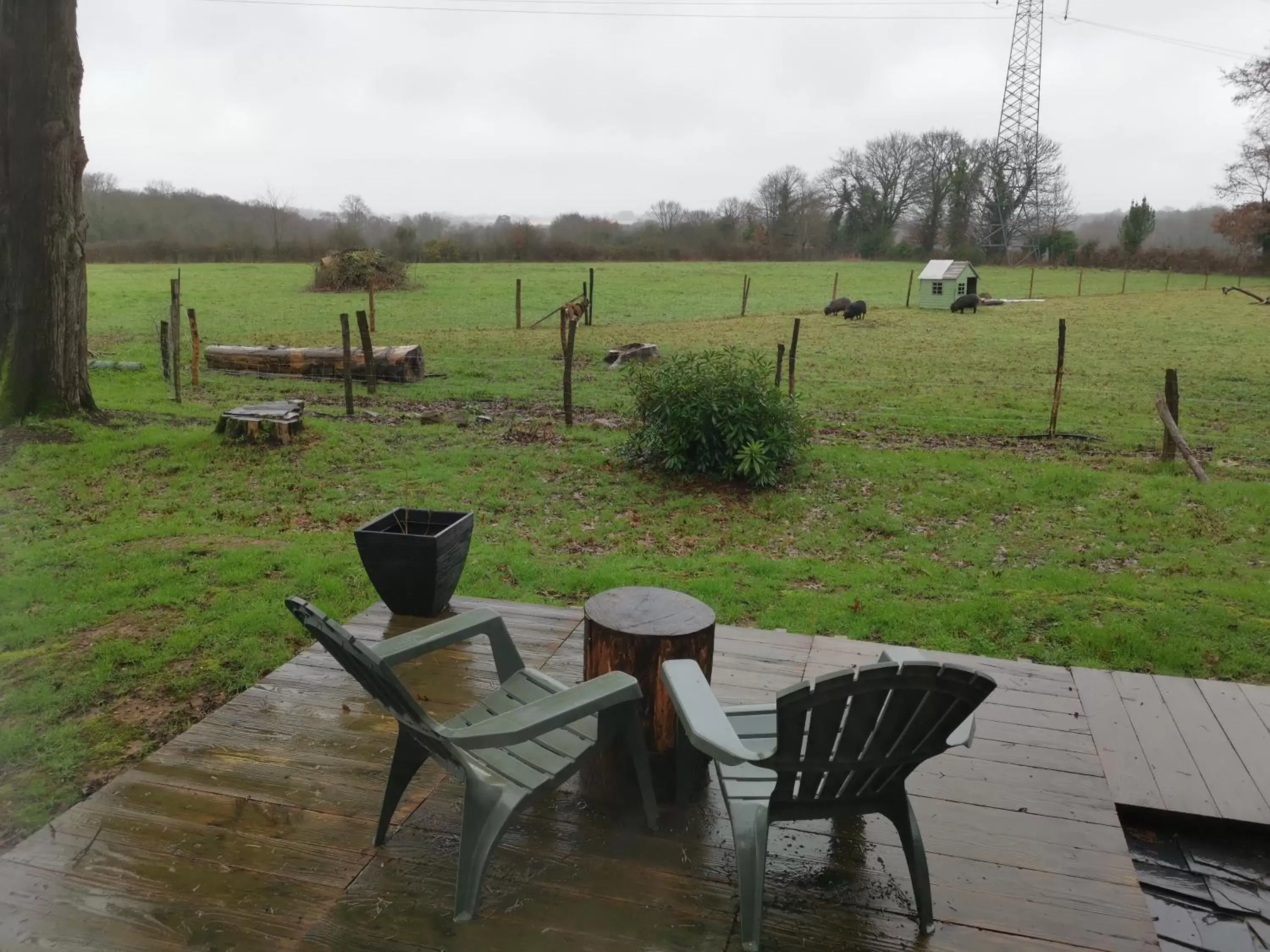 Patio in Le moulin de La Retardière