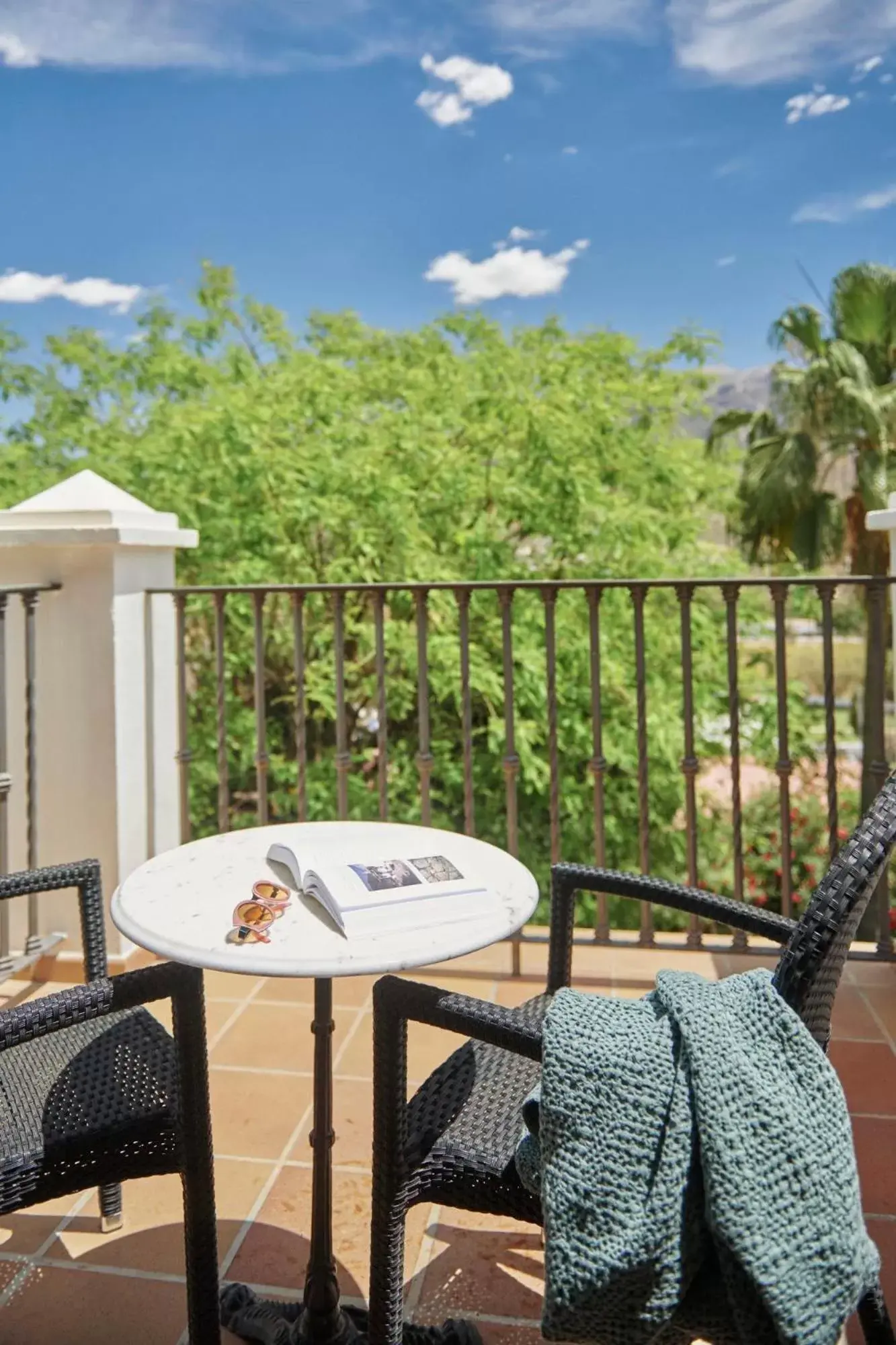 Balcony/Terrace in B bou Hotel La Viñuela & Spa