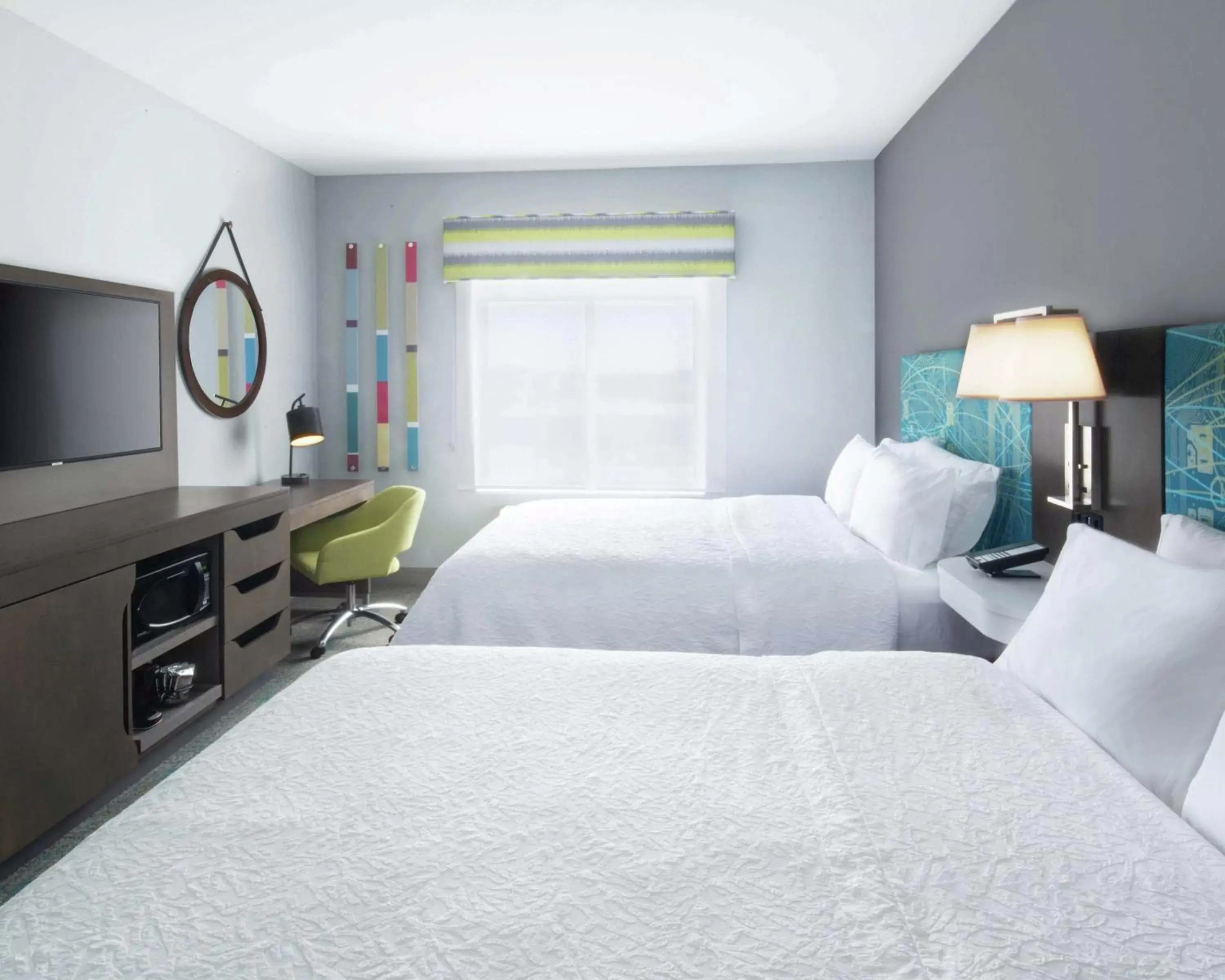 Bedroom, Bed in Hampton Inn & Suites Lubbock