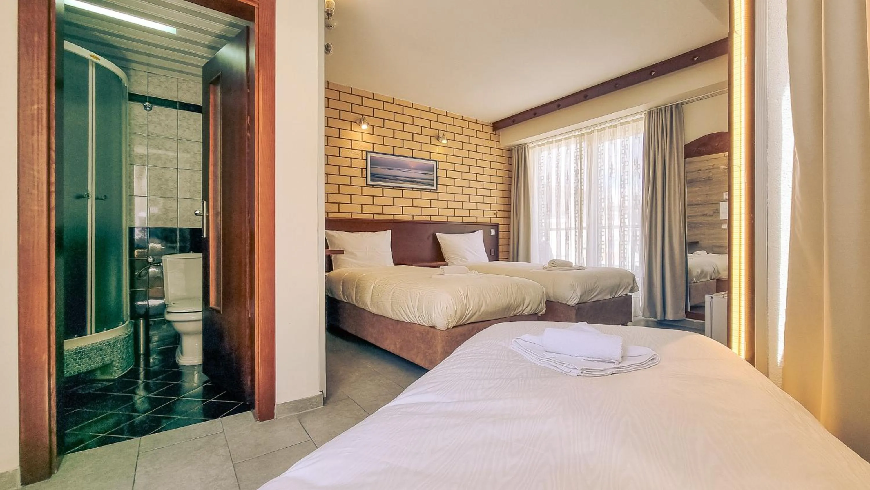 Bed in Royal View Hotel and SPA