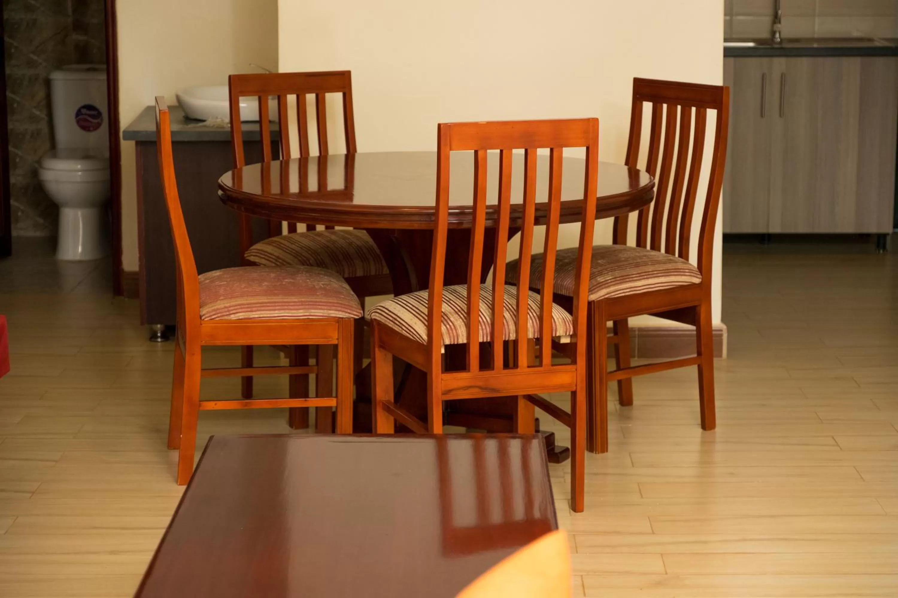Dining Area in Kampala Suburbs Apartment