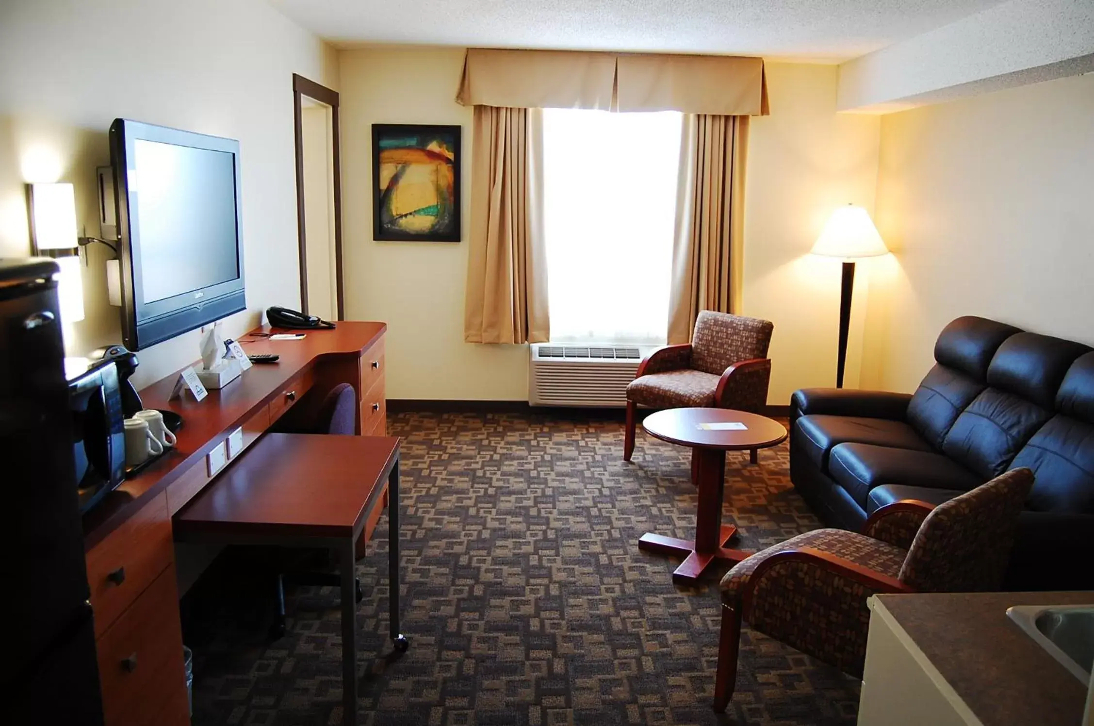 TV and multimedia, Seating Area in Days Inn by Wyndham Grande Prairie