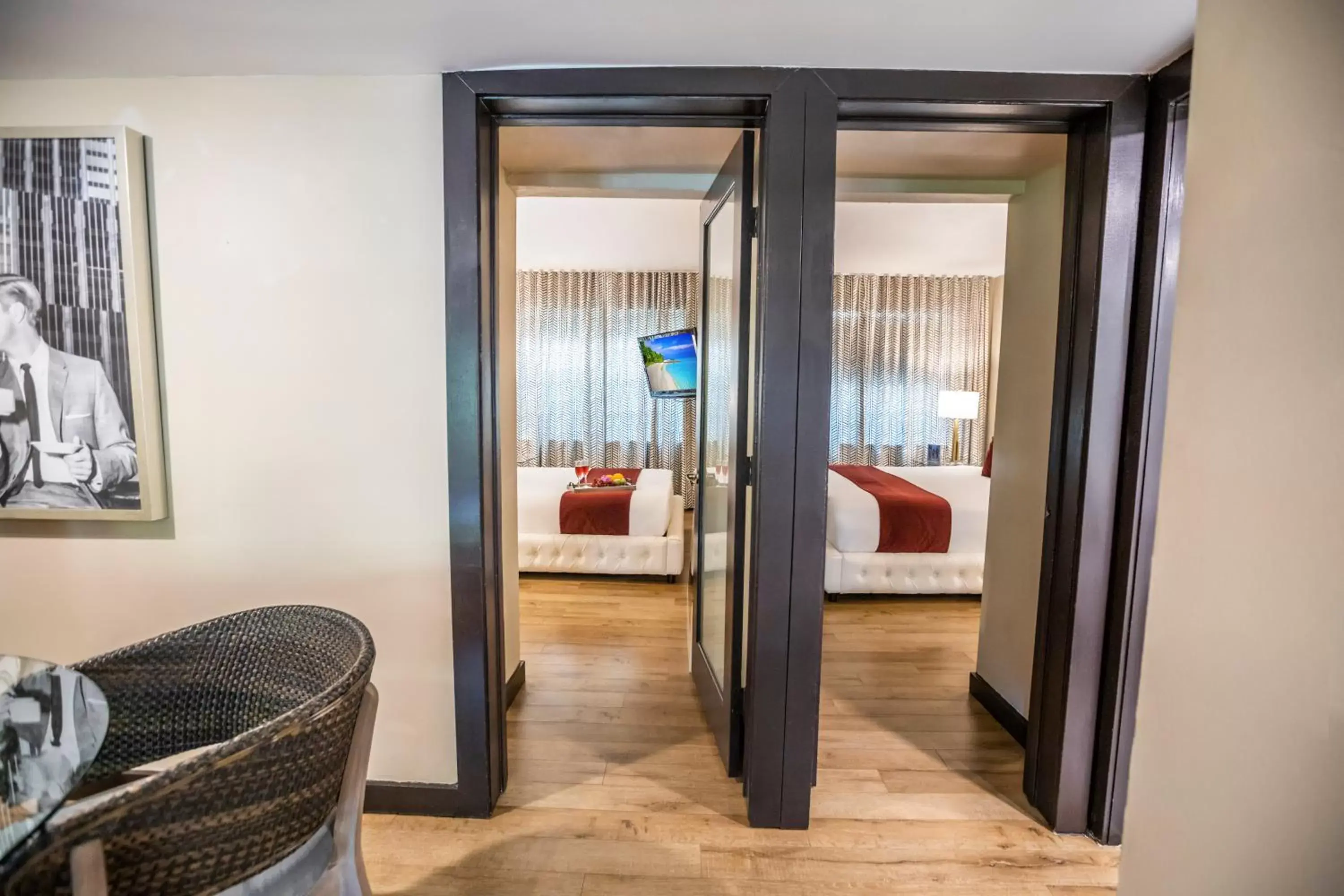 Bedroom in Metropole Suites South Beach