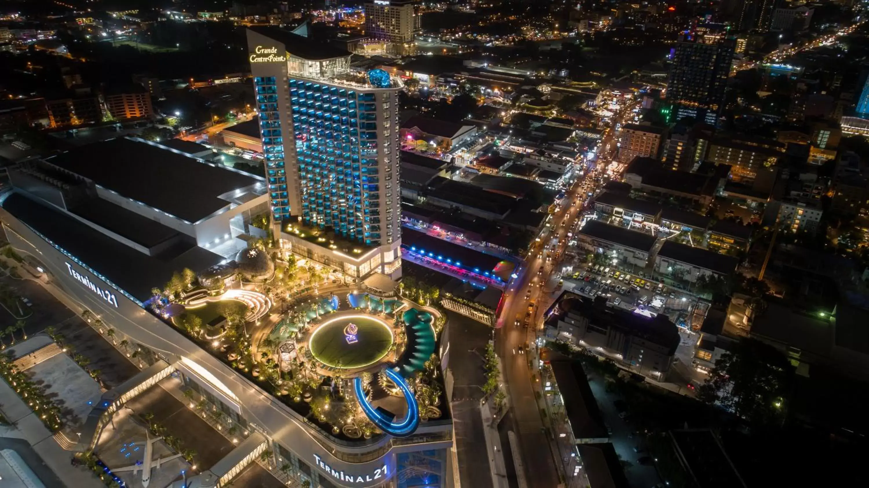 Bird's eye view, Bird's-eye View in Grande Centre Point Pattaya