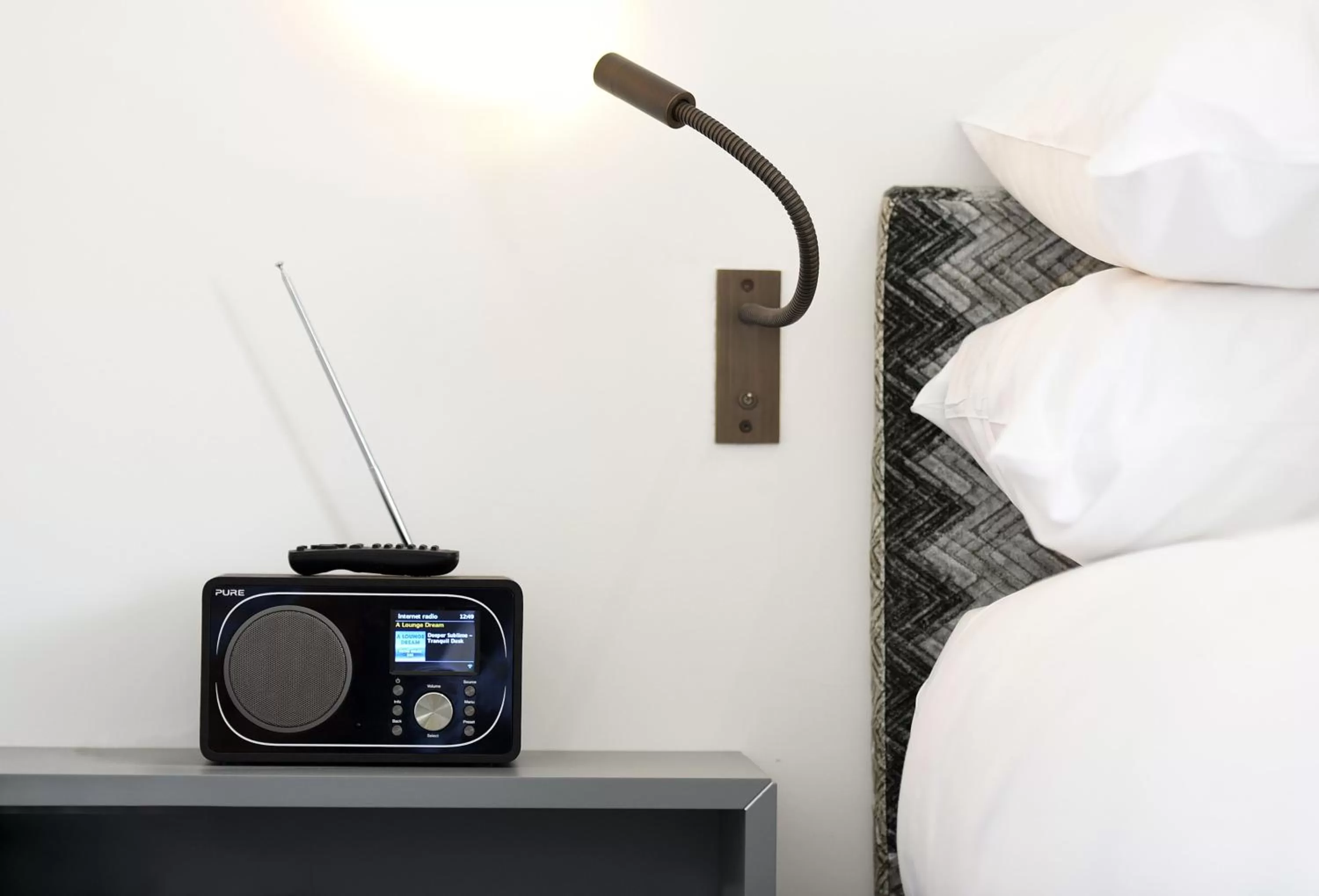 Decorative detail, Bed in Tuddenham Mill Luxury Hotel