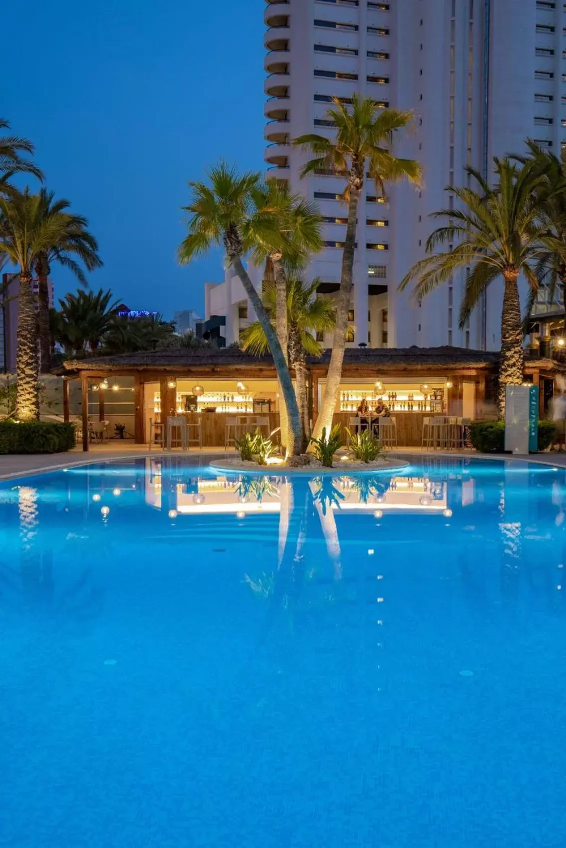 Night, Swimming Pool in Hotel BCL Levante Club & Spa - Only Adults Recomended