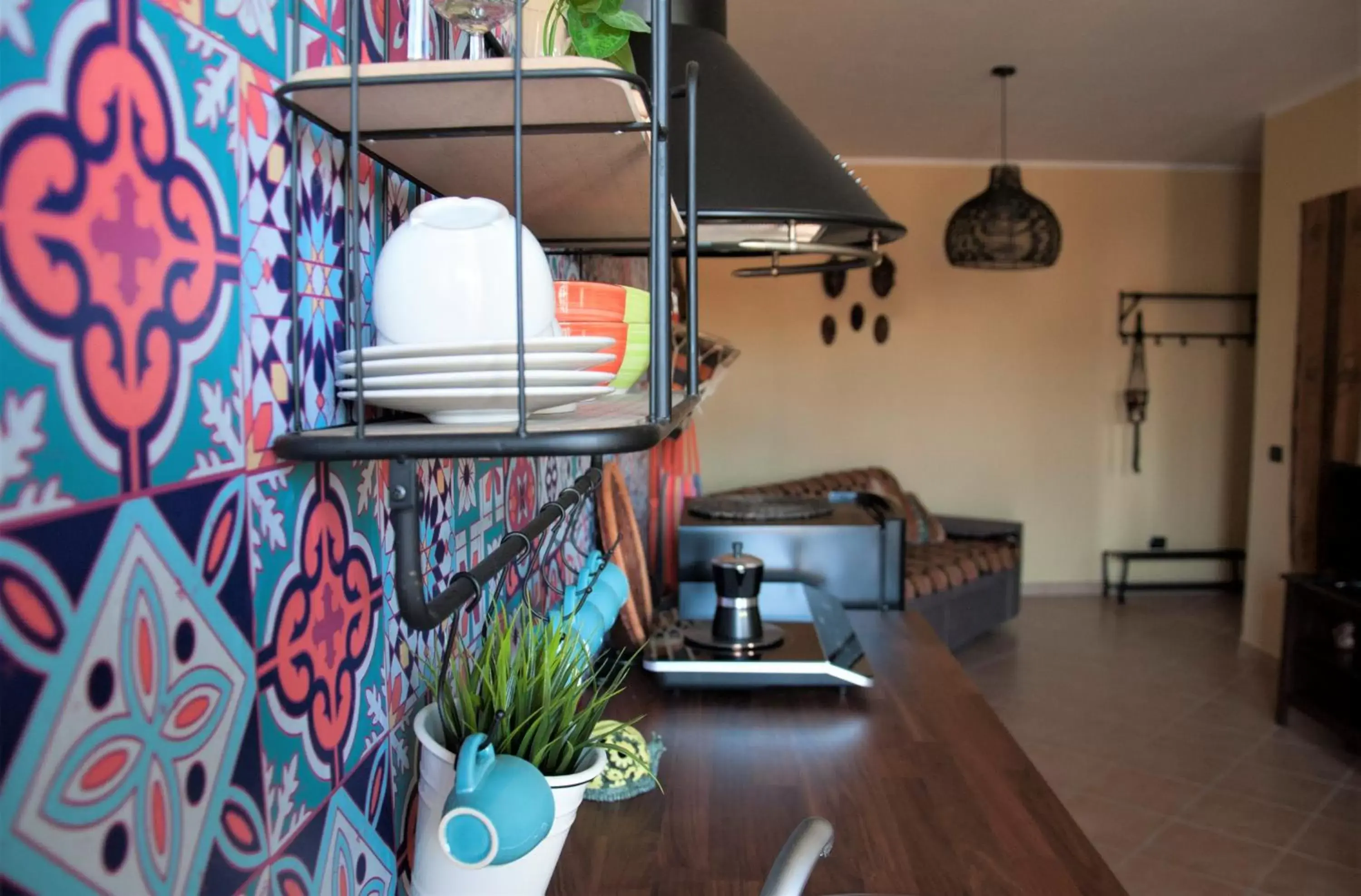 Dining area in La Chiocciola