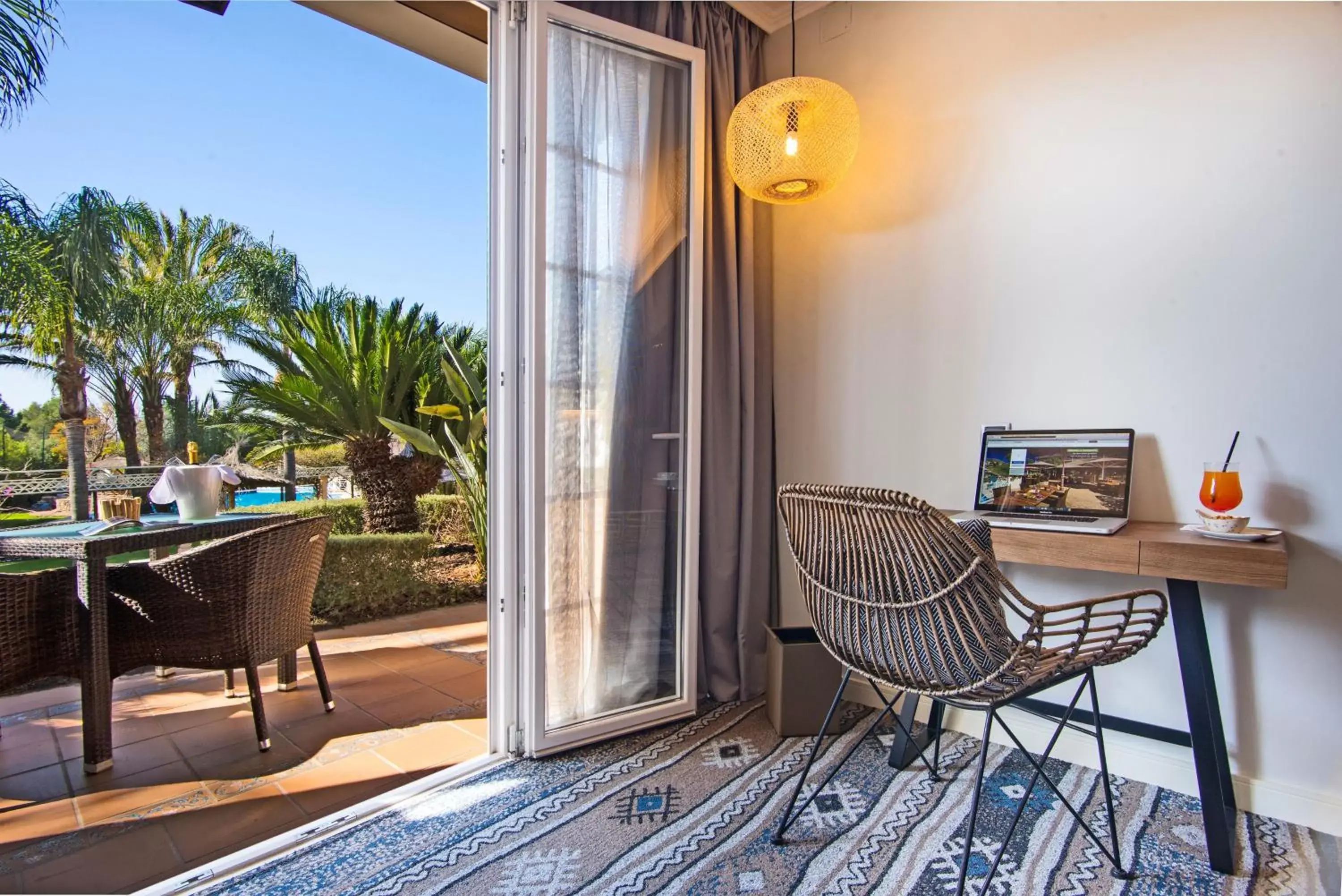 Garden view in Lindner Hotel Mallorca Portals Nous, part of JdV by Hyatt