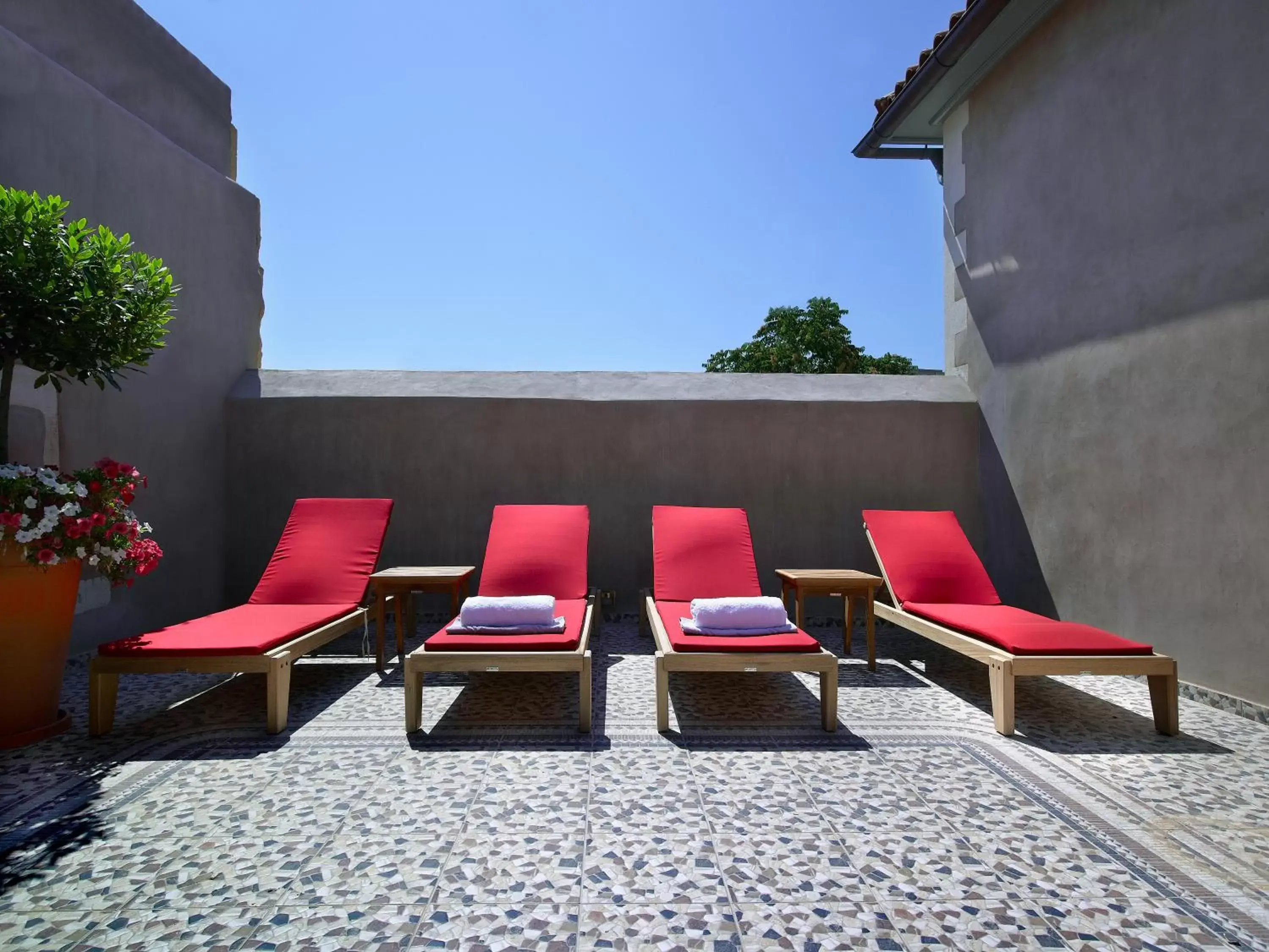 Balcony/Terrace in Elia Fatma Boutique Hotel