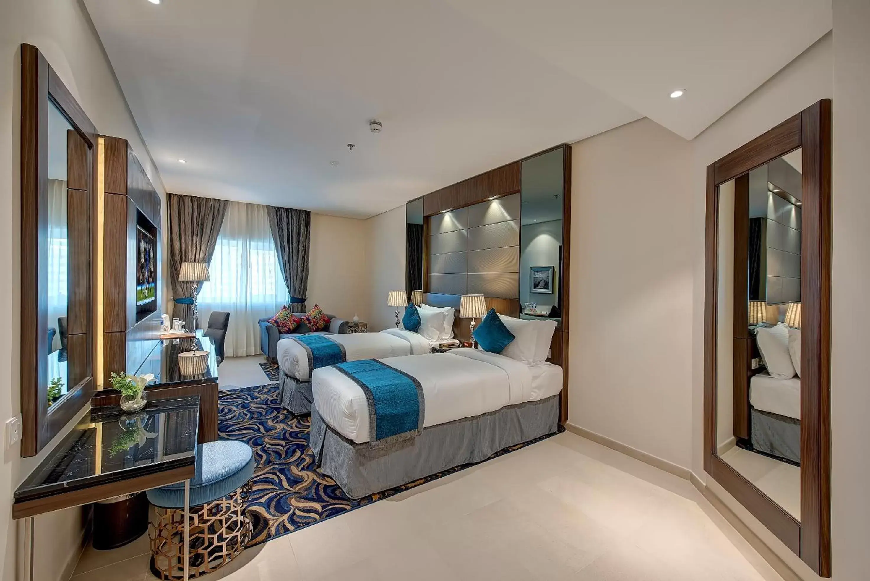 Bedroom in Omega Hotel Dubai
