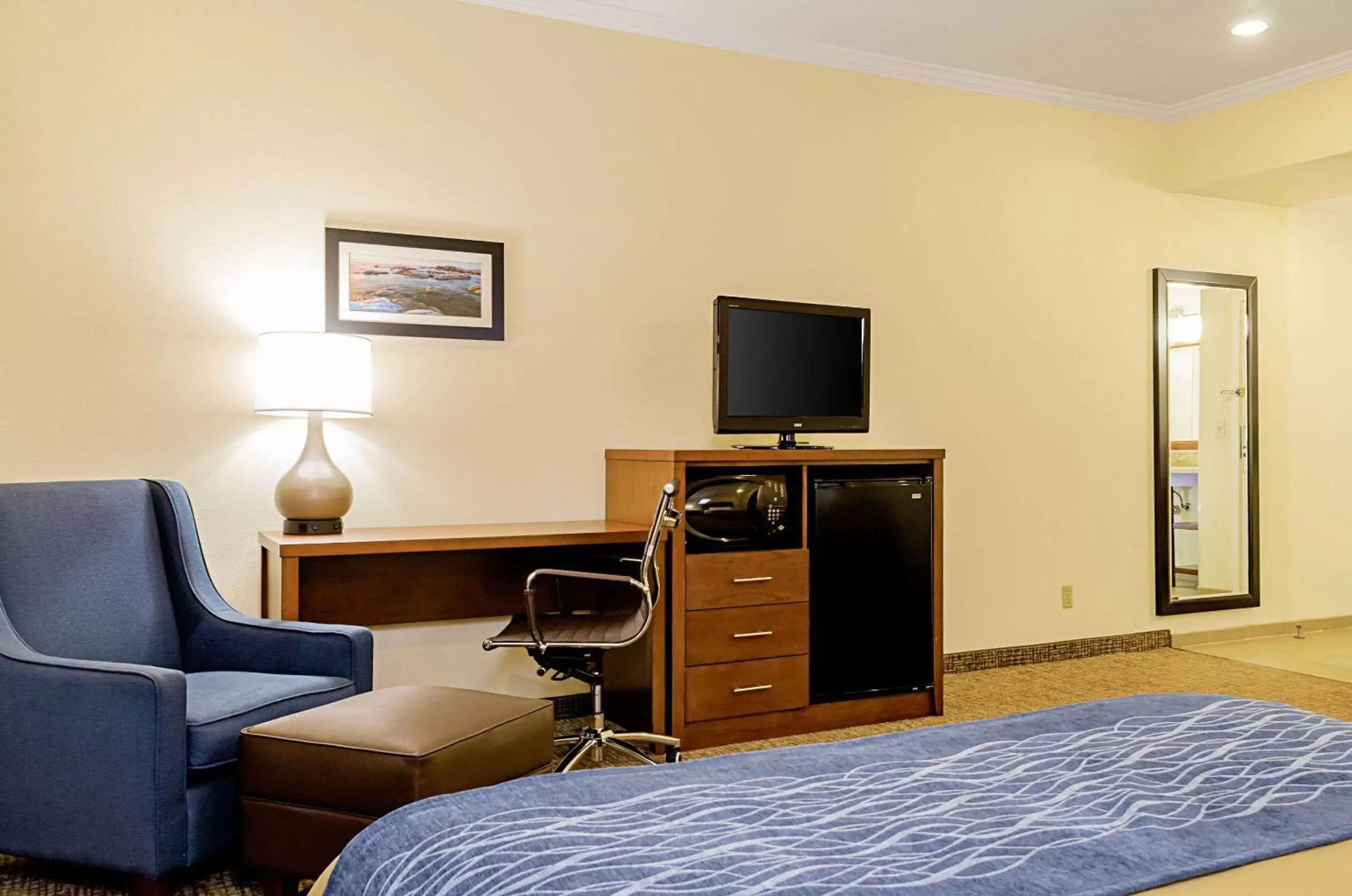 Photo of the whole room, TV/Entertainment Center in Comfort Inn Monterey Peninsula Airport