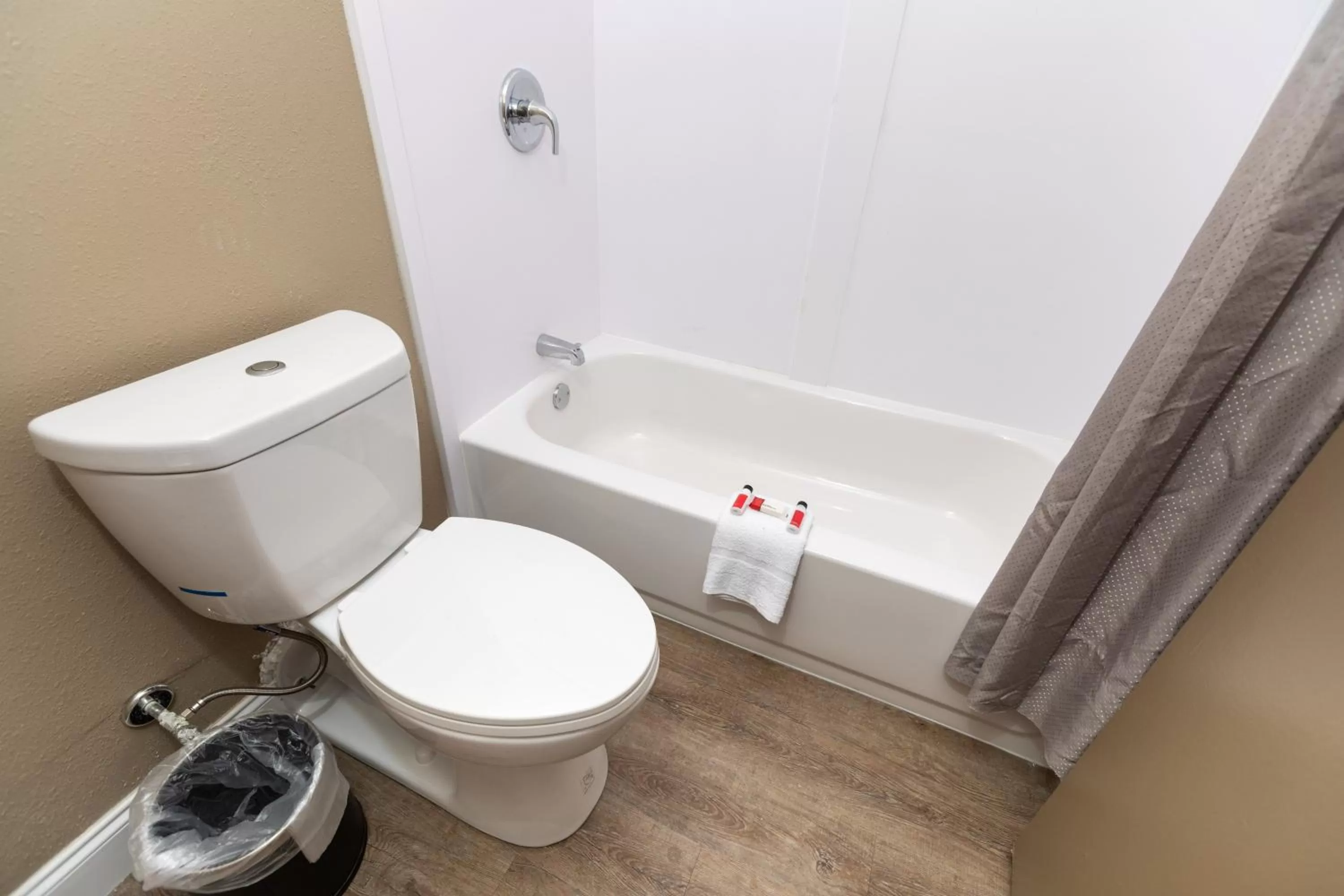 Toilet in Super 8 by Wyndham Goldsboro