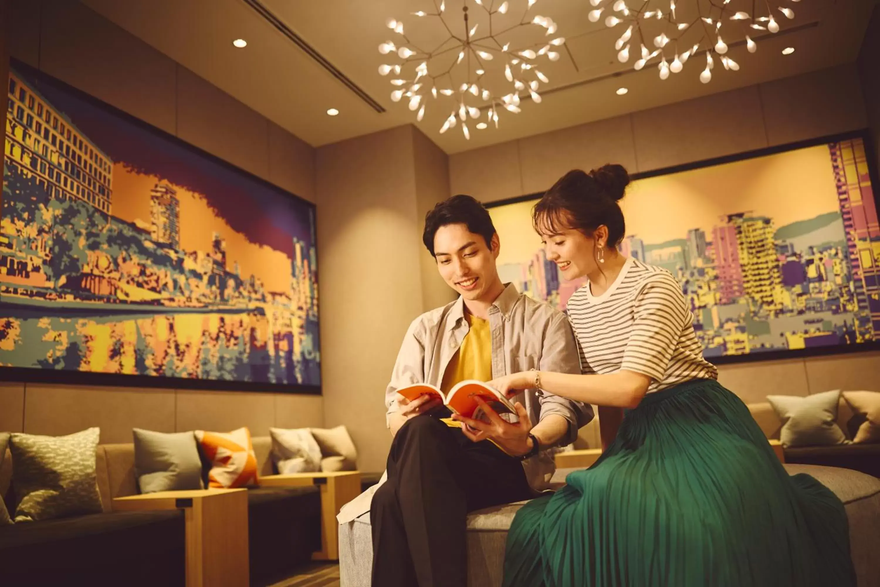 Seating area in Holiday Inn Express Osaka City Centre- Midosuji, an IHG Hotel