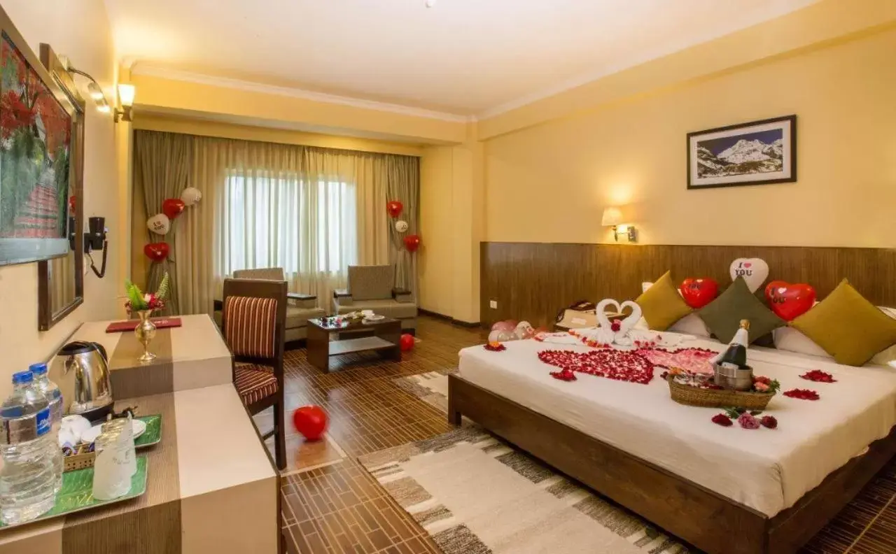 Bedroom in Mount Kailash Resort