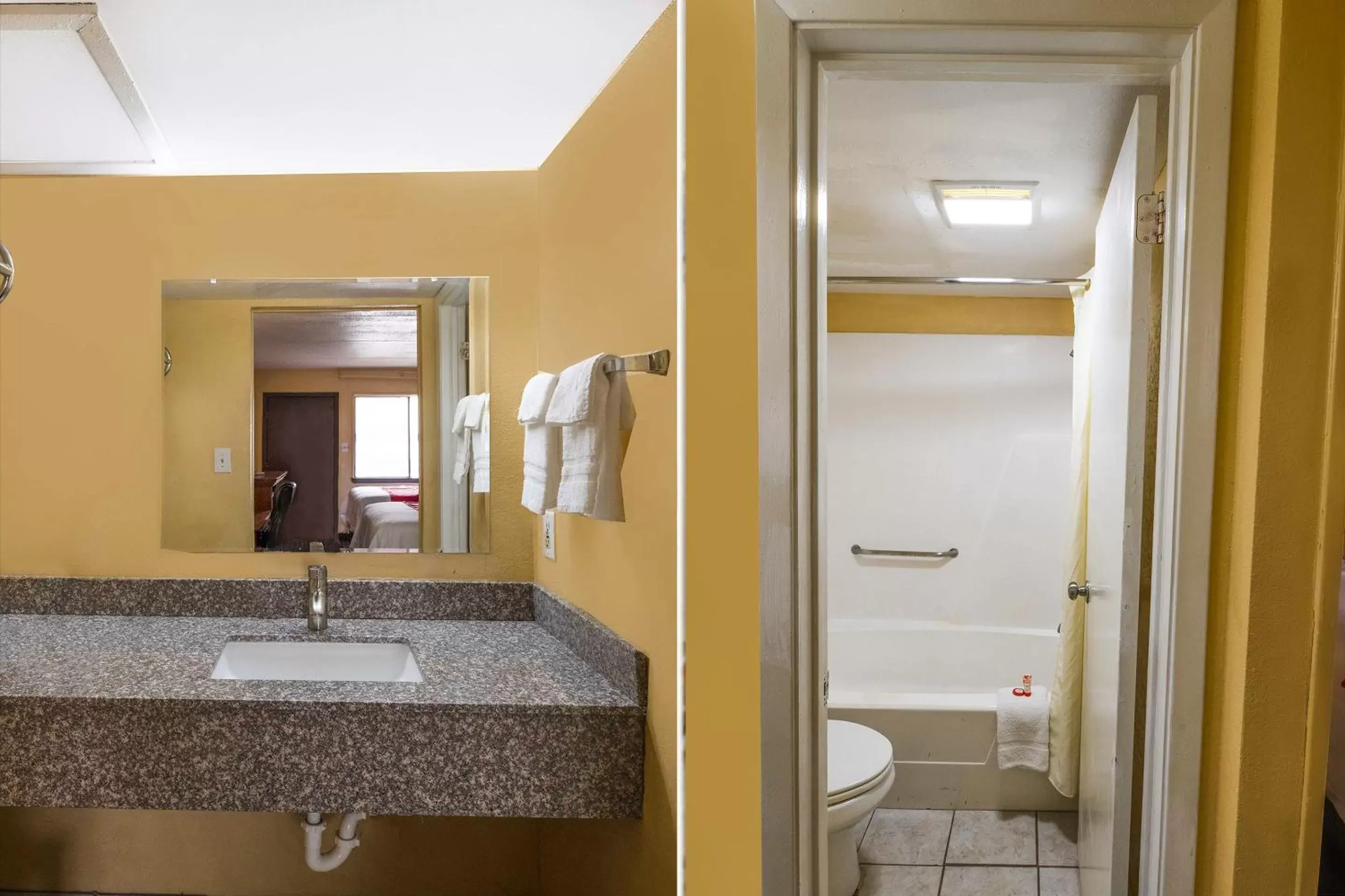 Bathroom in Oyo Hotel Odessa TX, East Business 20